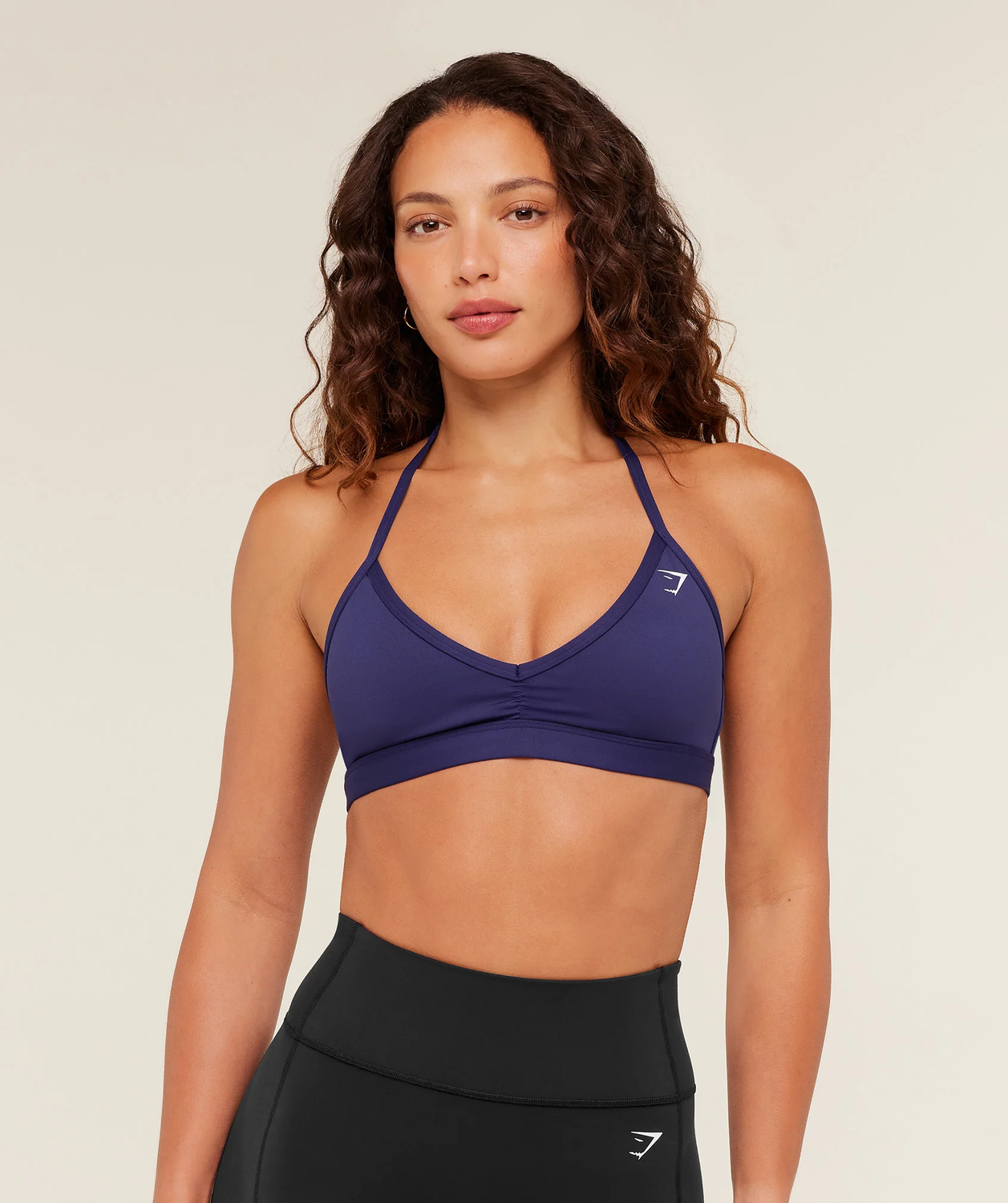 Minimal Halterneck Sports Bra Light Support