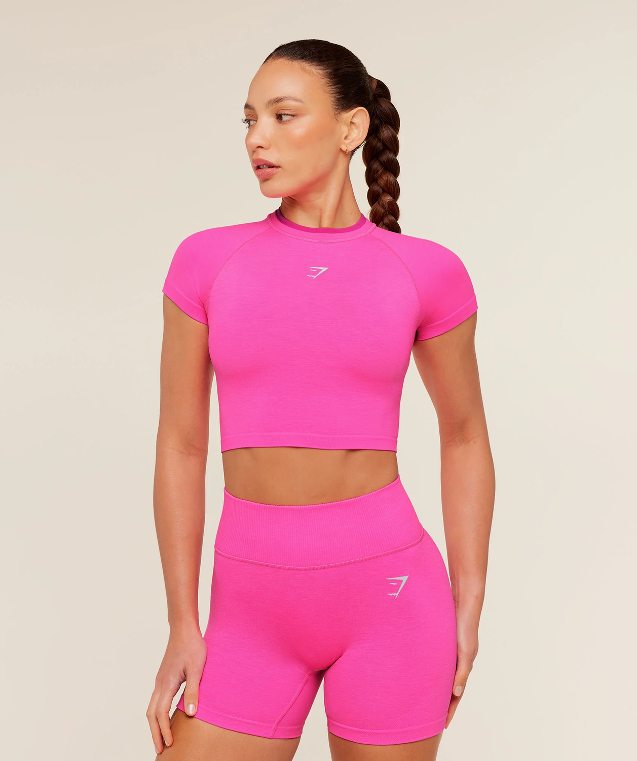 Interval Seamless Short Sleeve Crop Top