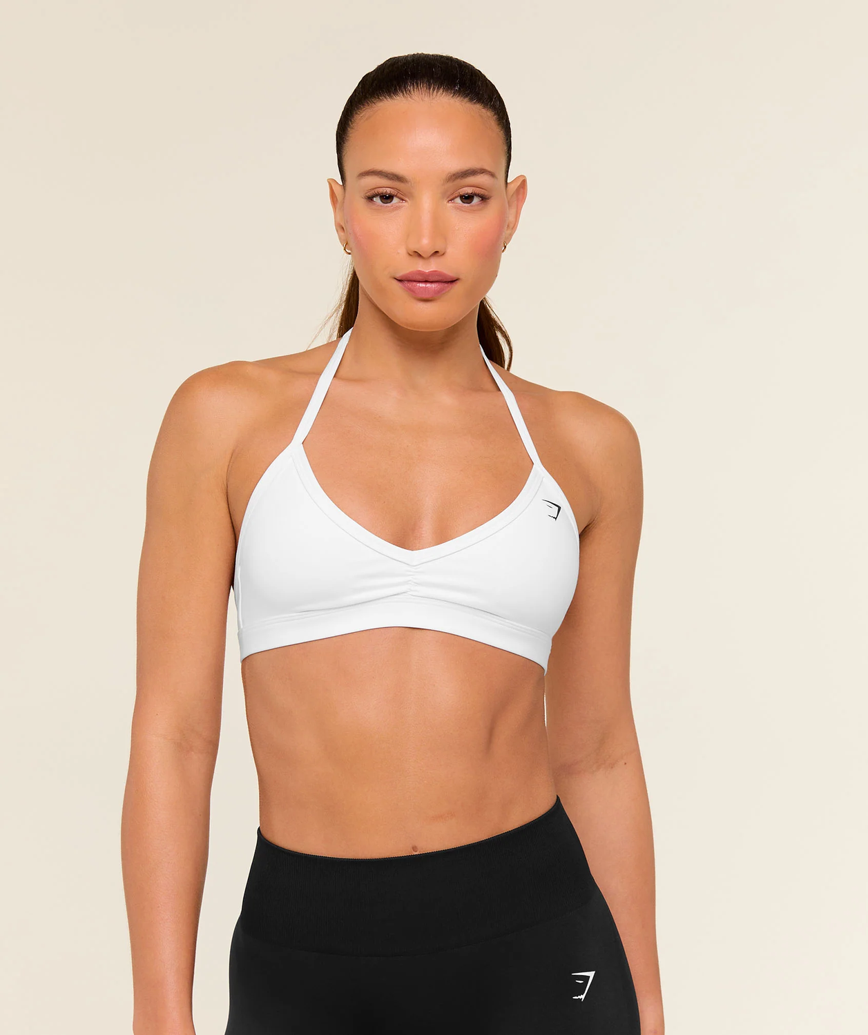Minimal Halterneck Sports Bra Light Support