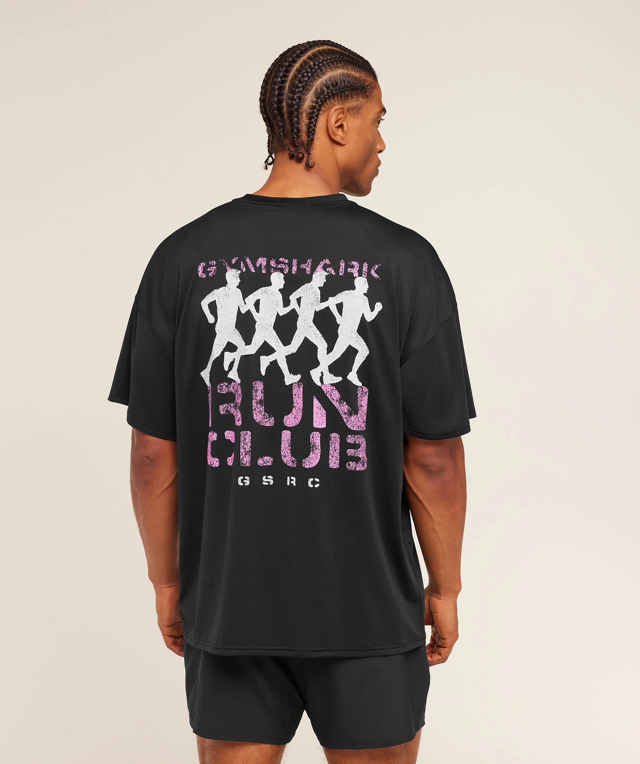 Gsrc Stencil Graphic T-Shirt Oversized Fit