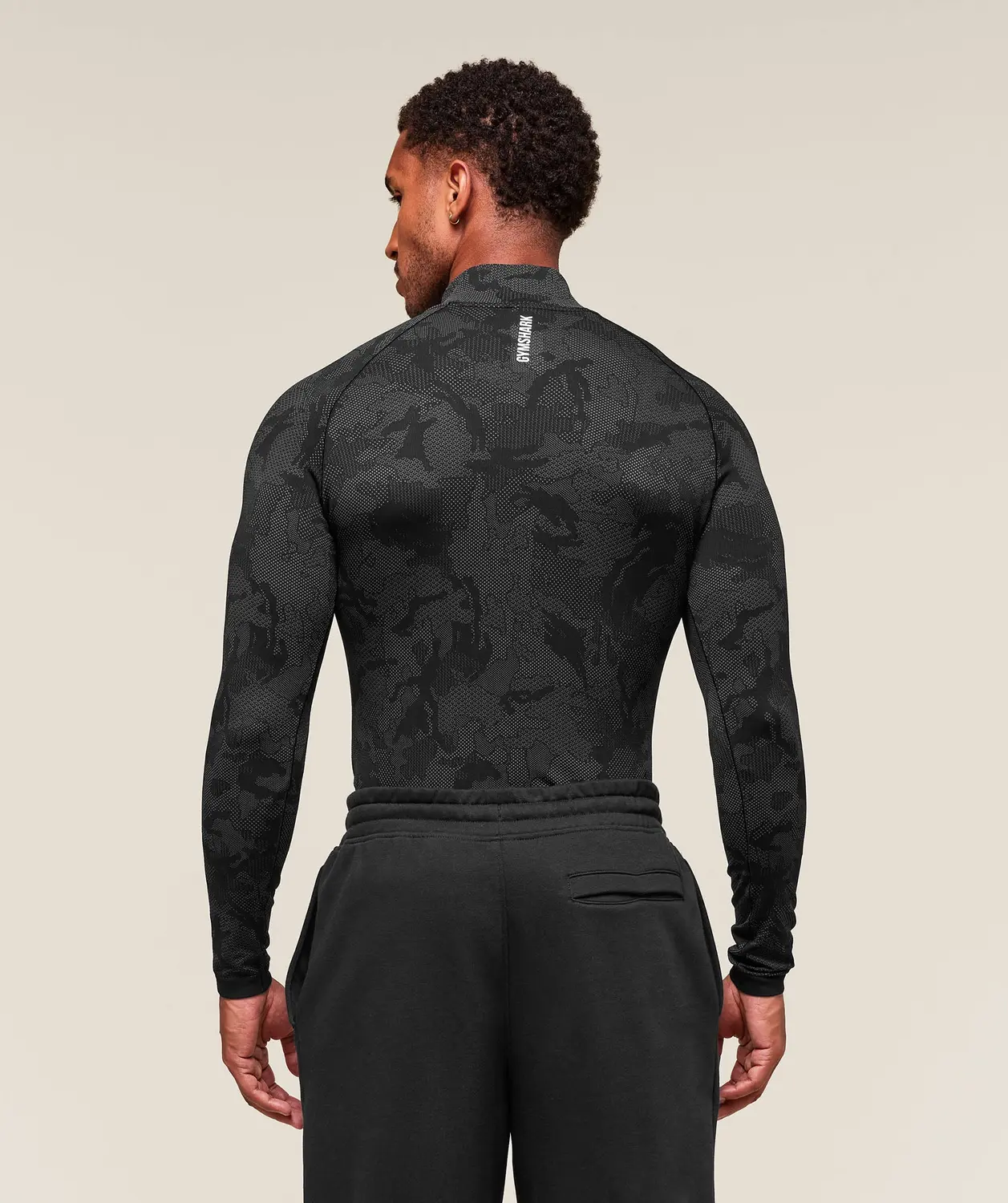 Geo Seamless 1/4 Zip Slim Fit - Image 2
