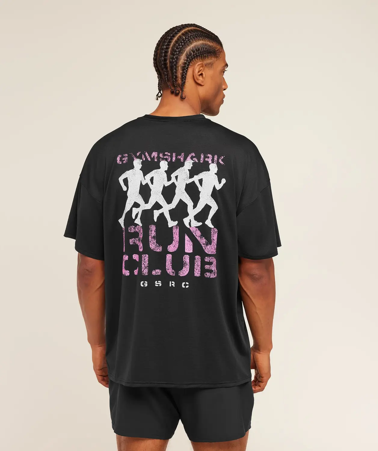 Gsrc Stencil Graphic T-Shirt Oversized Fit