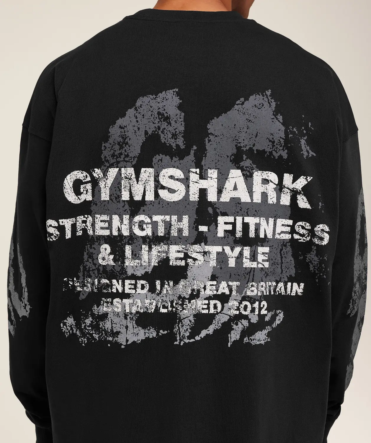 Strength Fitness & Lifestyle Long Sleeve T-Shirt Oversized Fit - Image 6
