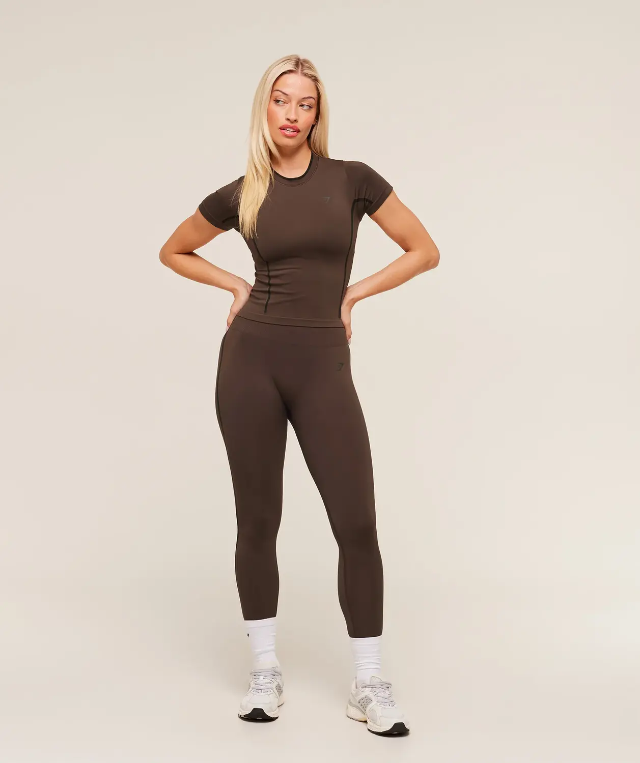 Everyday Seamless Contrast Leggings Regular - Image 4