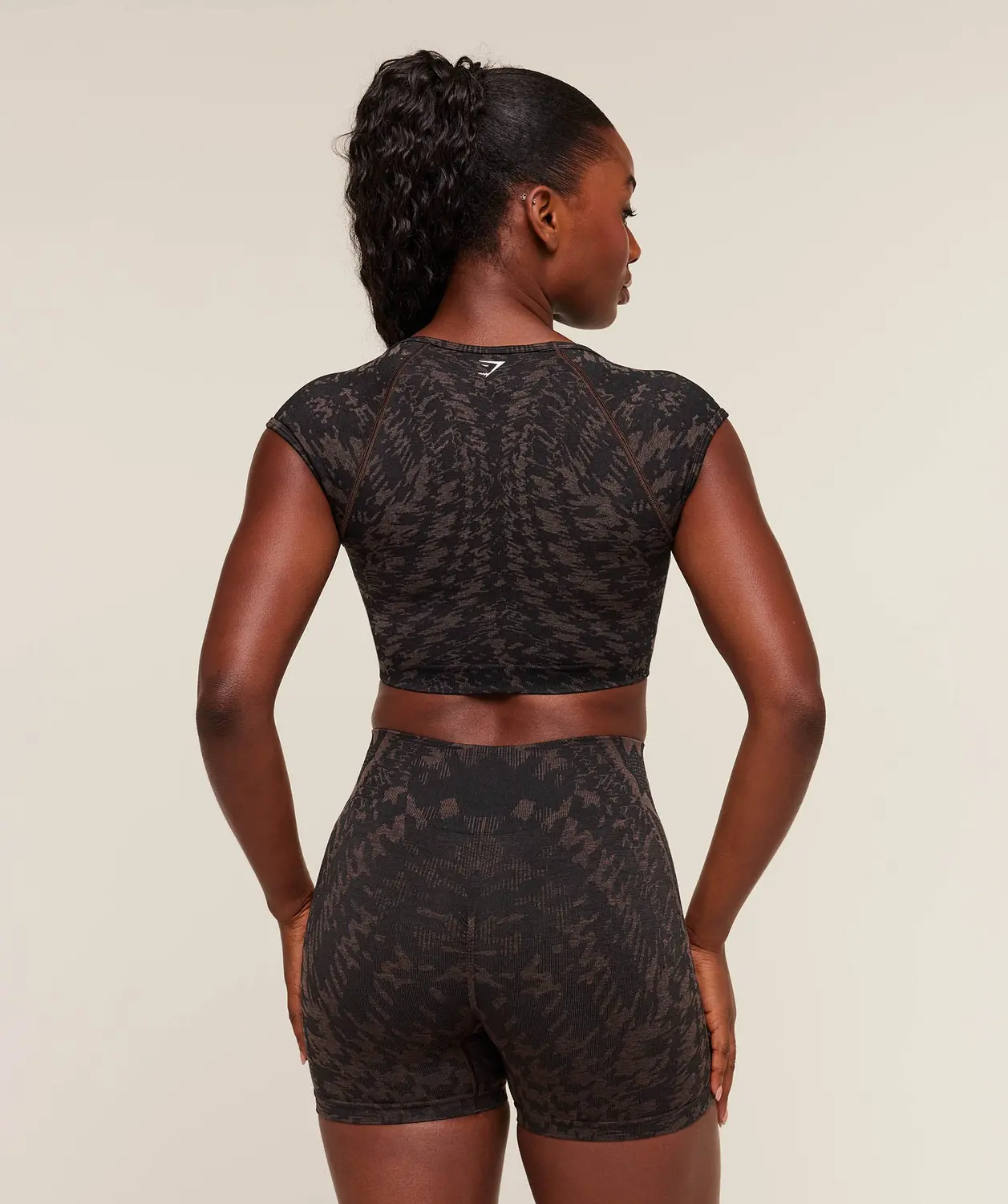 Adapt Houndstooth Midi Top - Image 3