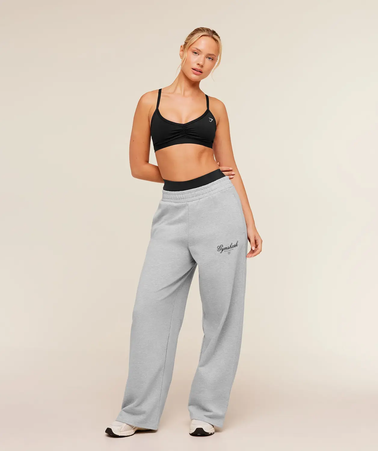 Script Embroidery Joggers Oversized Fit - Image 4