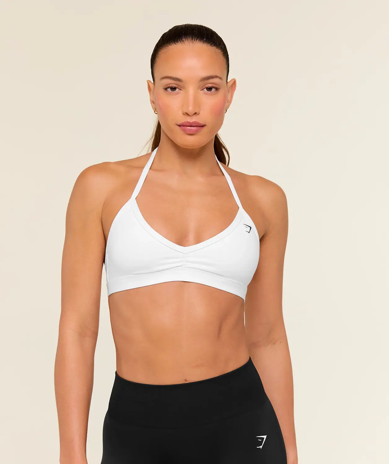 Minimal Halterneck Sports Bra Light Support