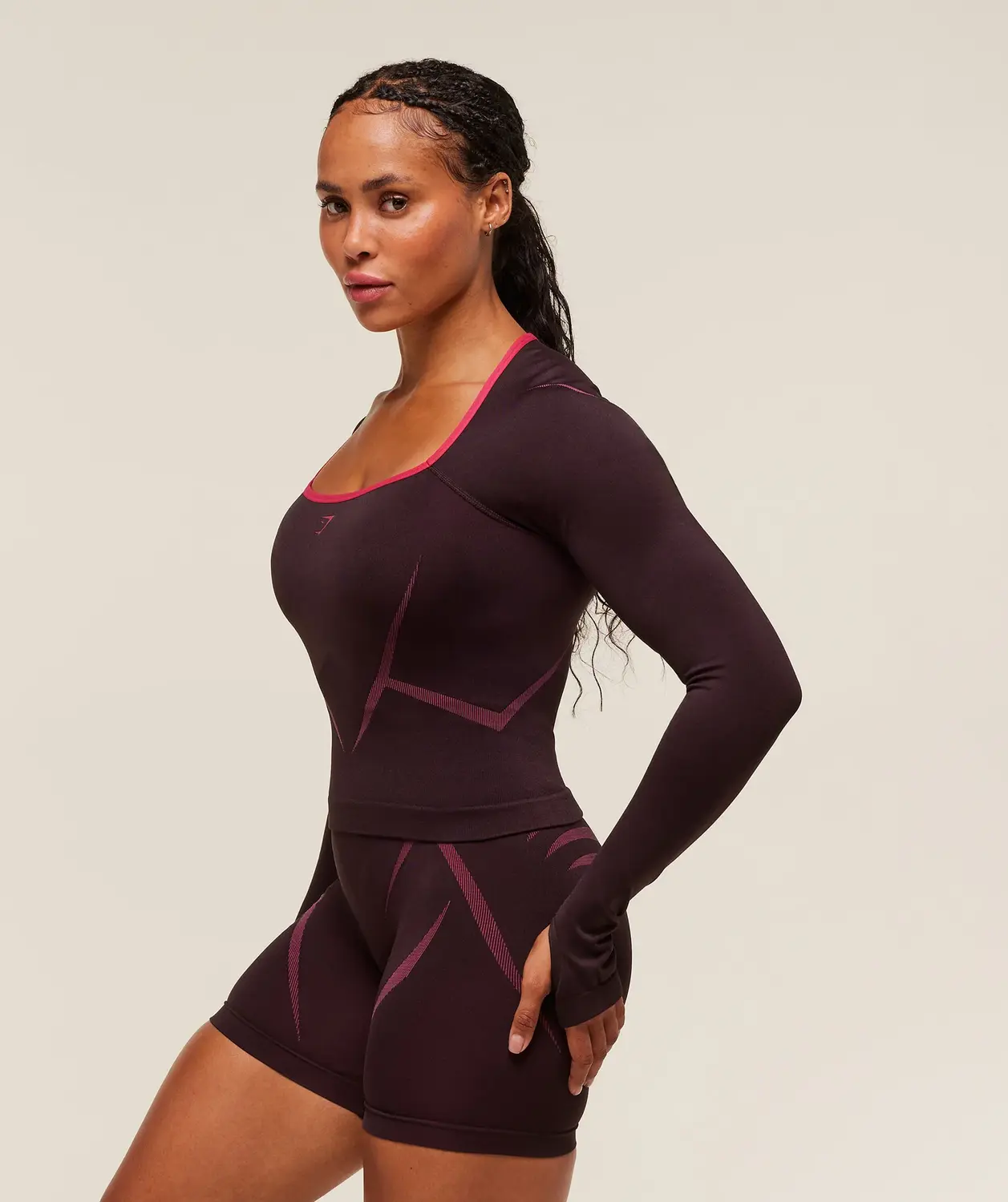 Apex Lift Seamless Long Sleeve Crop Top - Image 3