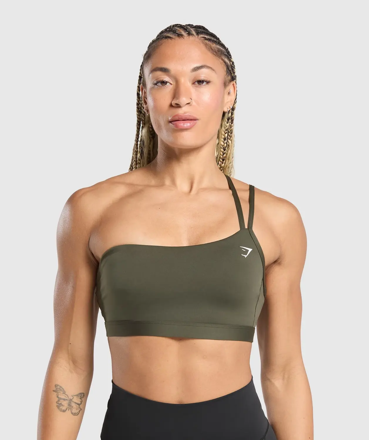 One Shoulder Sports Bra Light Support