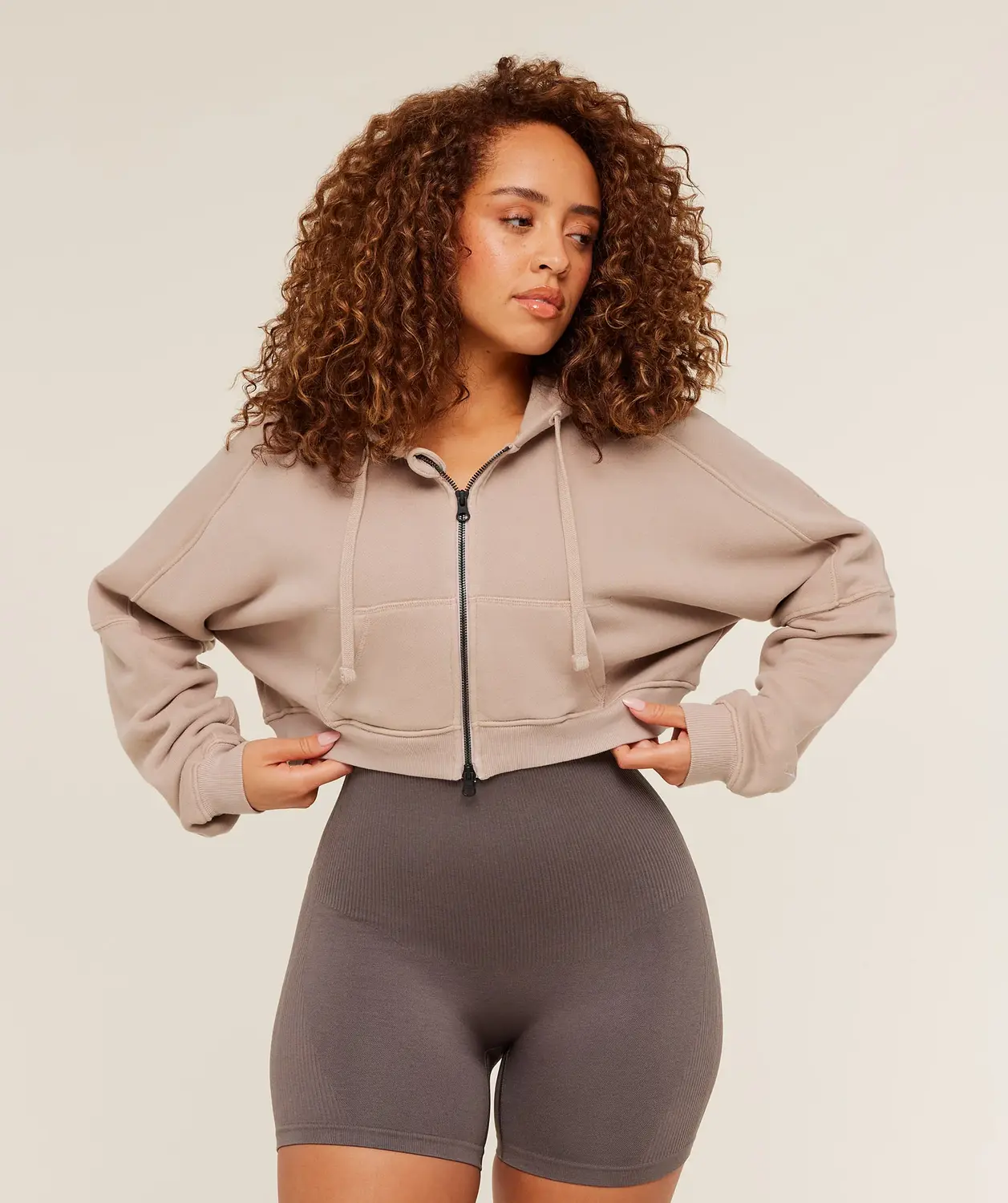 Pump Zip Through Hoodie Oversized Fit