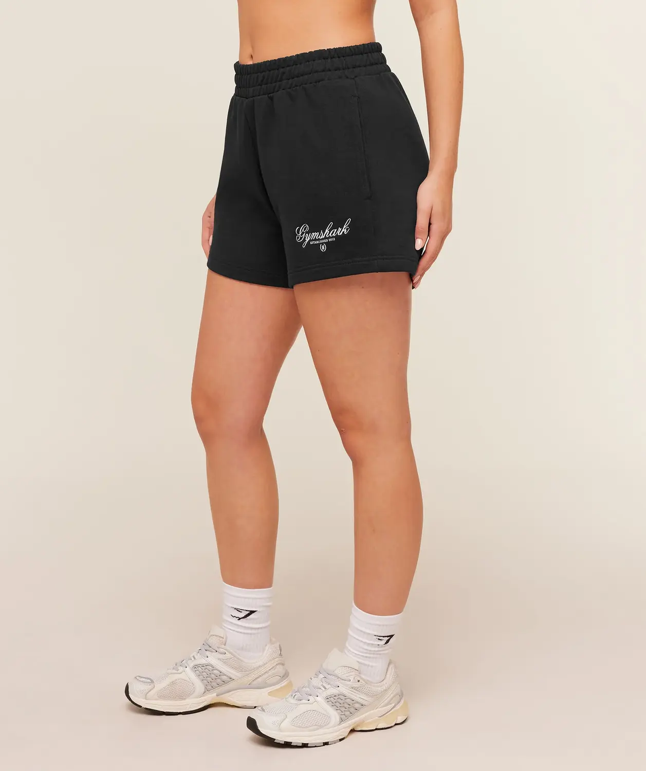 Script Embroidery Shorts Oversized Fit - Image 3