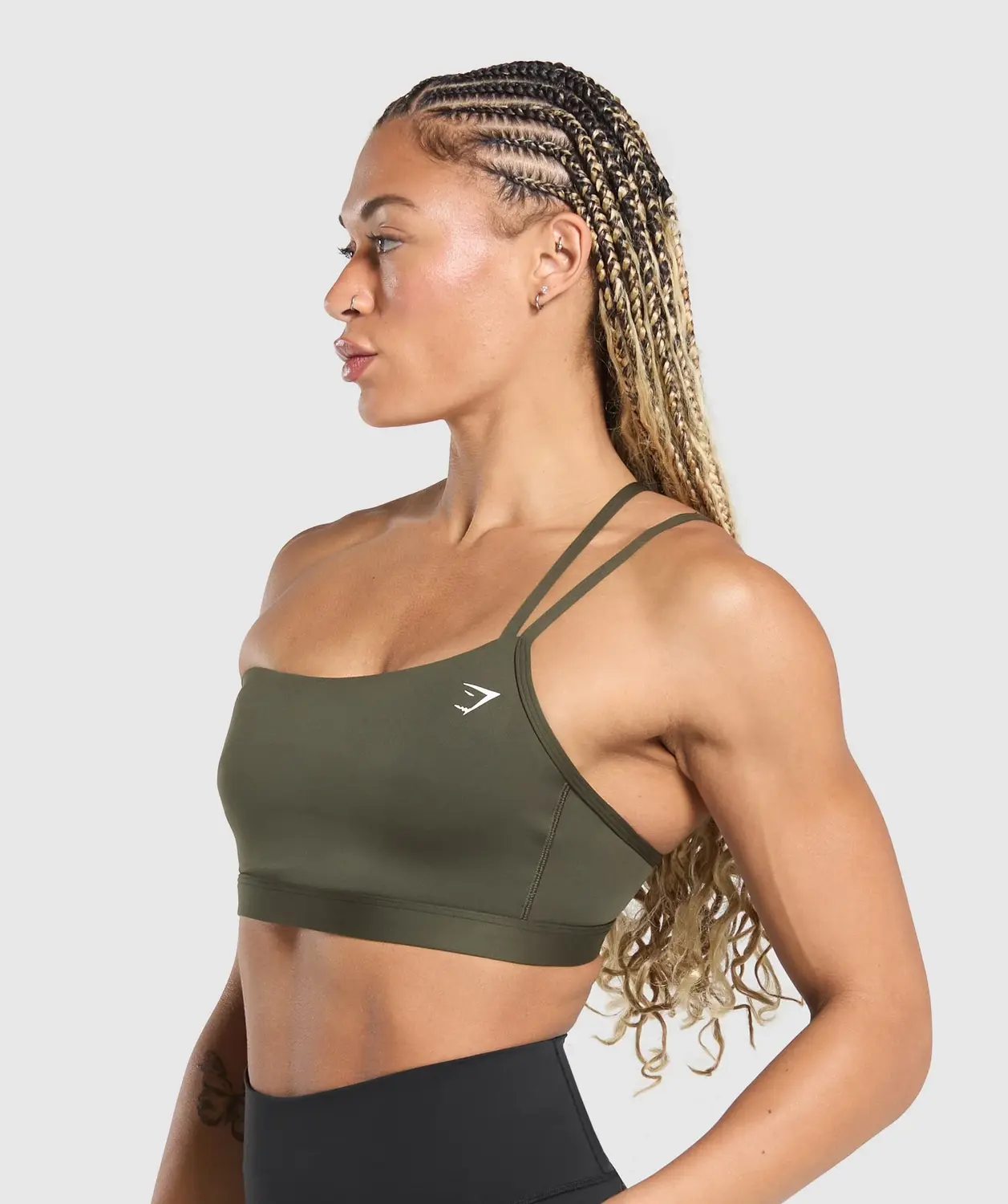 One Shoulder Sports Bra Light Support - Image 3