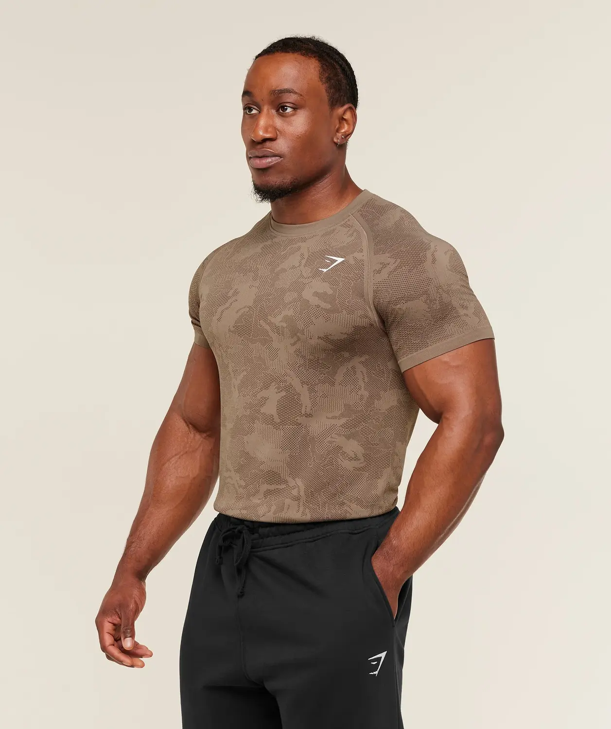 Geo Seamless T-Shirt Slim Fit - Image 3