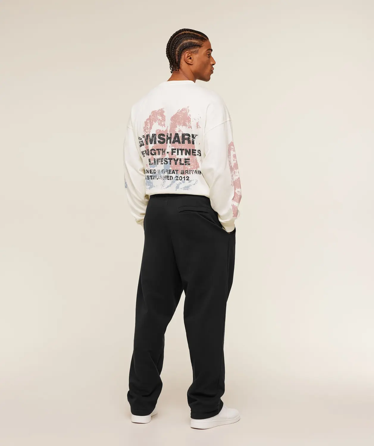 Strength Fitness & Lifestyle Long Sleeve T-Shirt Oversized Fit - Image 4