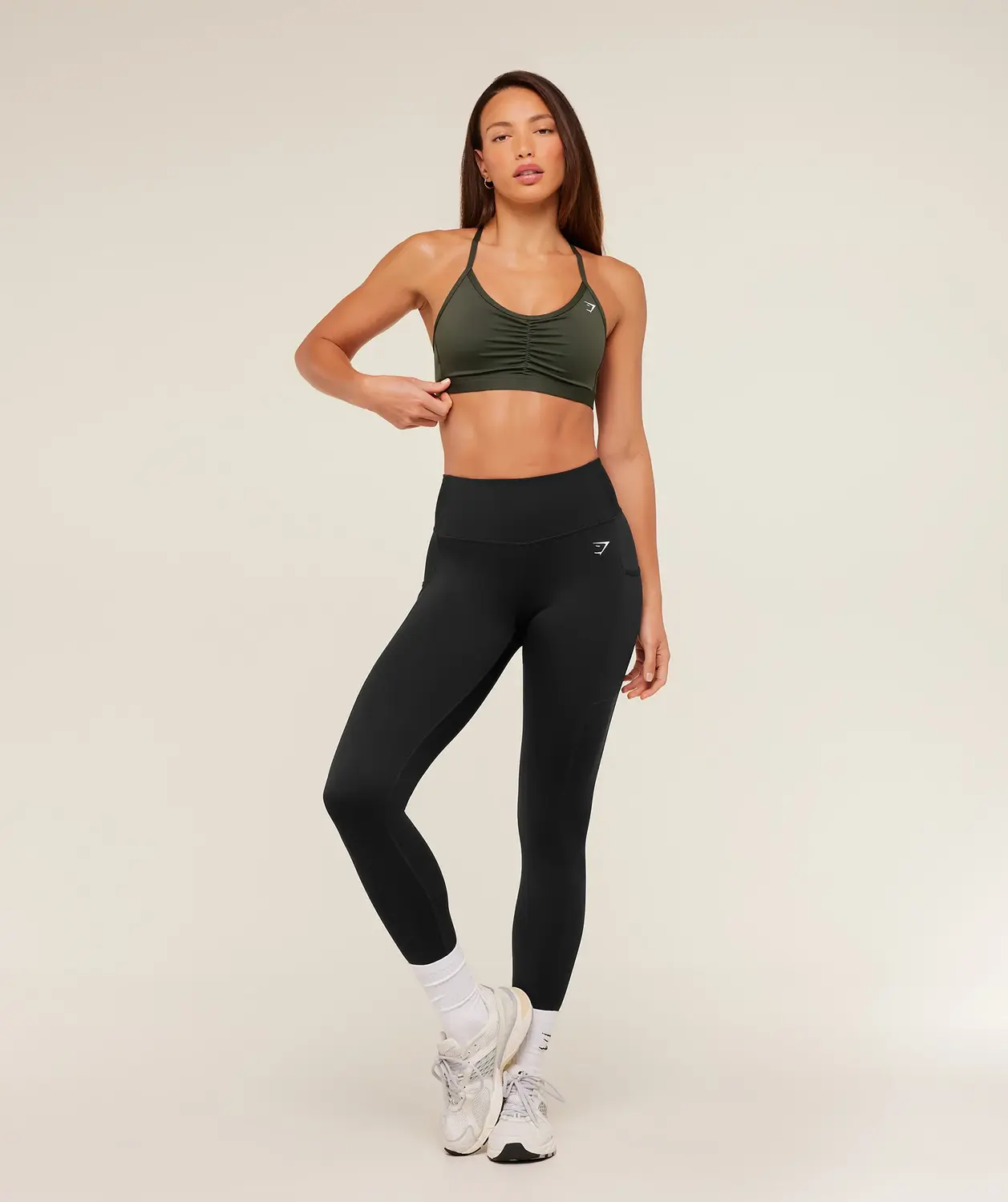 Ruched Sports Bra Medium Support - Image 4