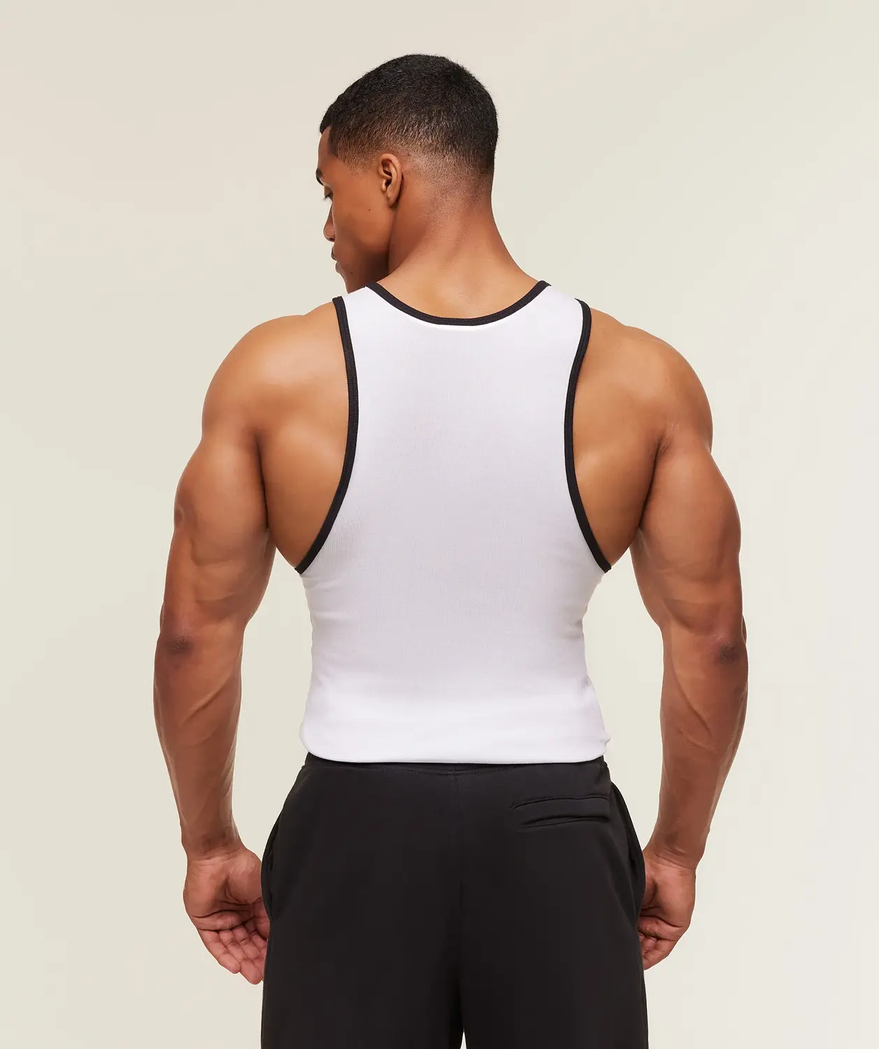 Ribbed Tank 1Pk Muscle Fit - Image 3