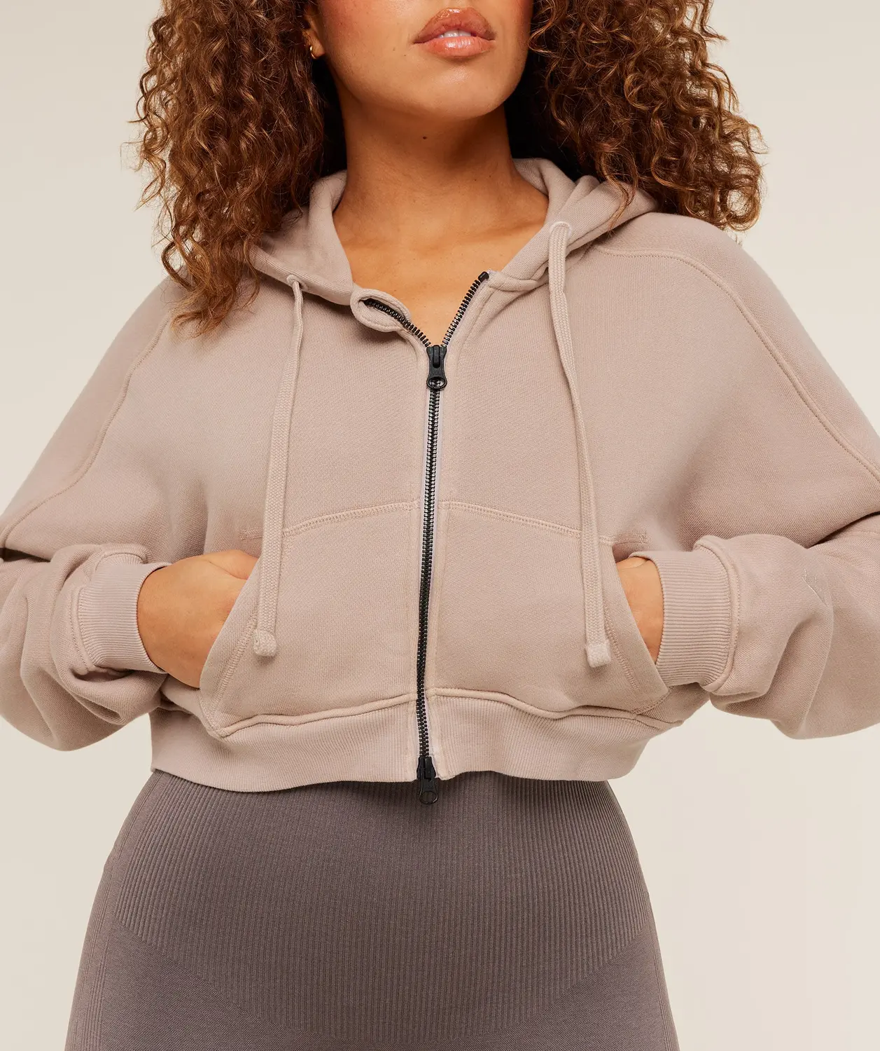 Pump Zip Through Hoodie Oversized Fit - Image 5