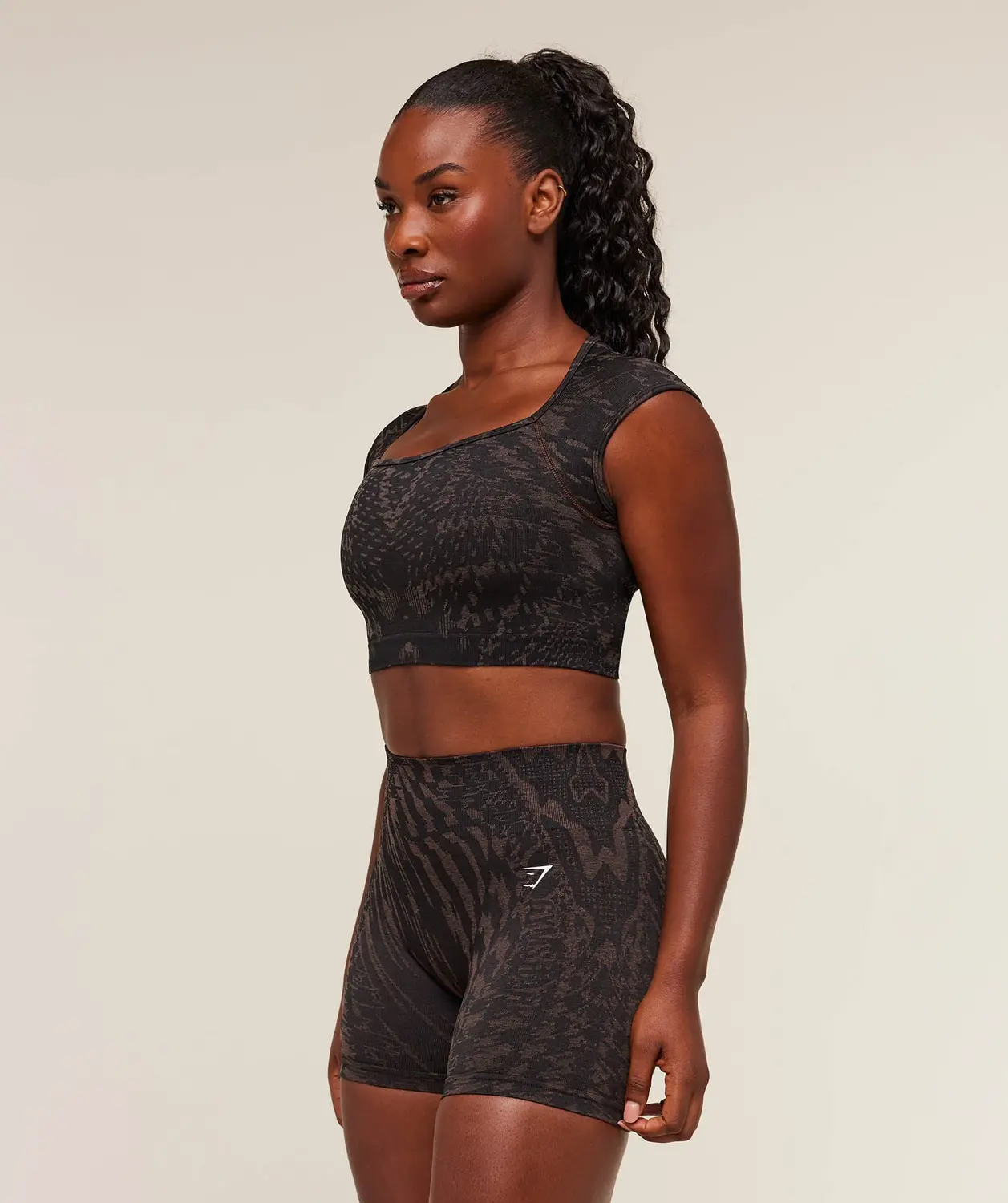 Adapt Houndstooth Midi Top - Image 2