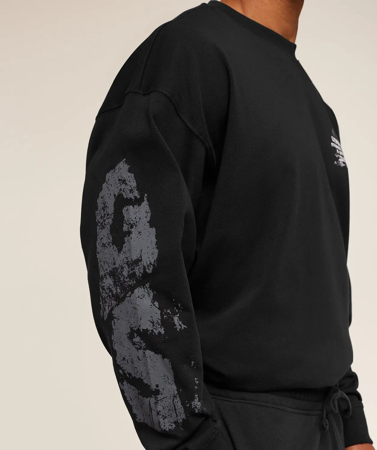 Strength Fitness & Lifestyle Long Sleeve T-Shirt Oversized Fit - Image 9