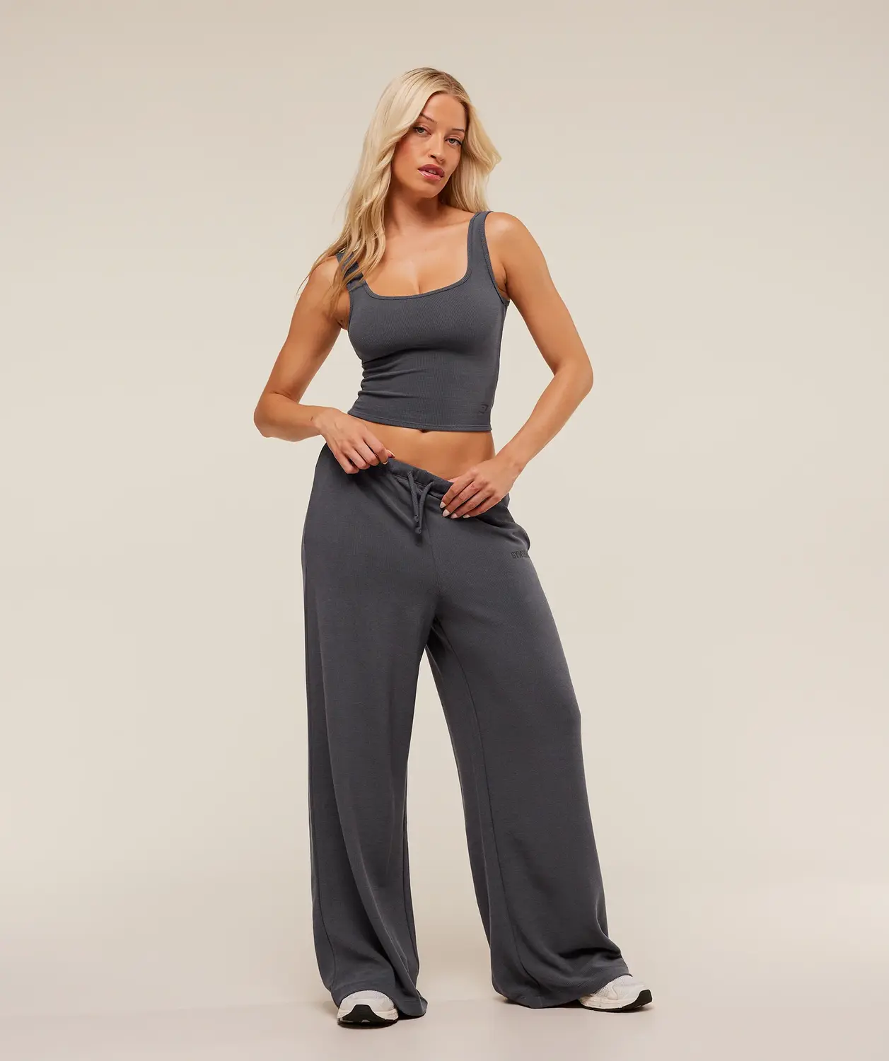Waffle Cropped Tank - Image 4