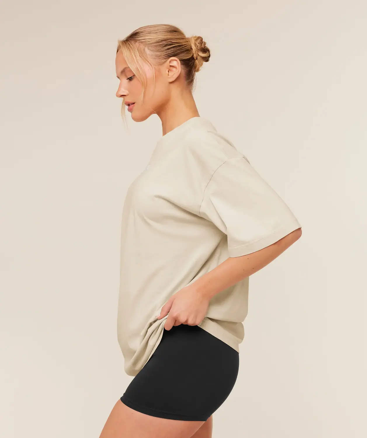 Chainstitch Graphic Short Sleeve T-Shirt Oversized Fit - Image 3