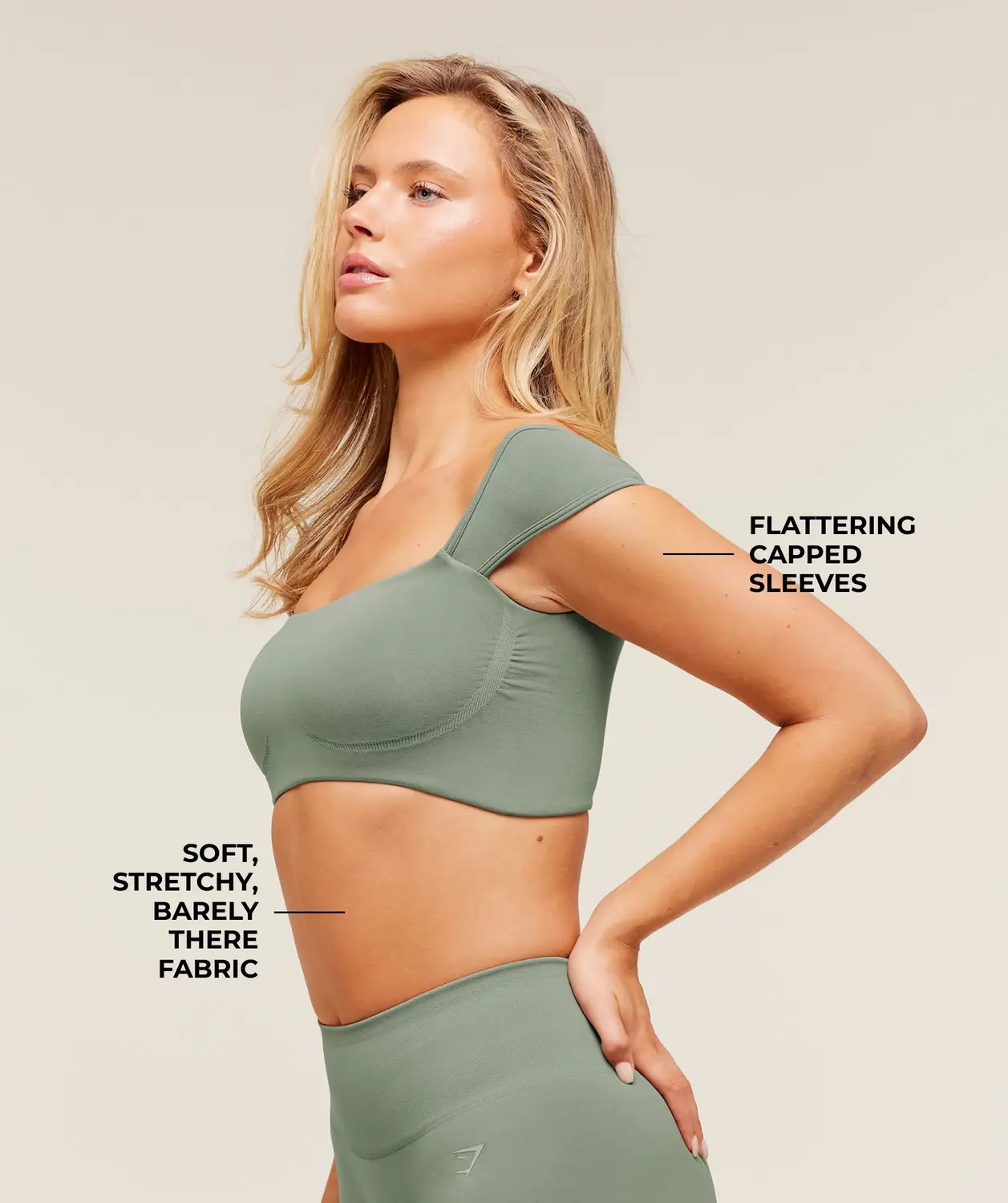 Soft Sculpt Cap Sleeve Bralette Light Support - Image 2