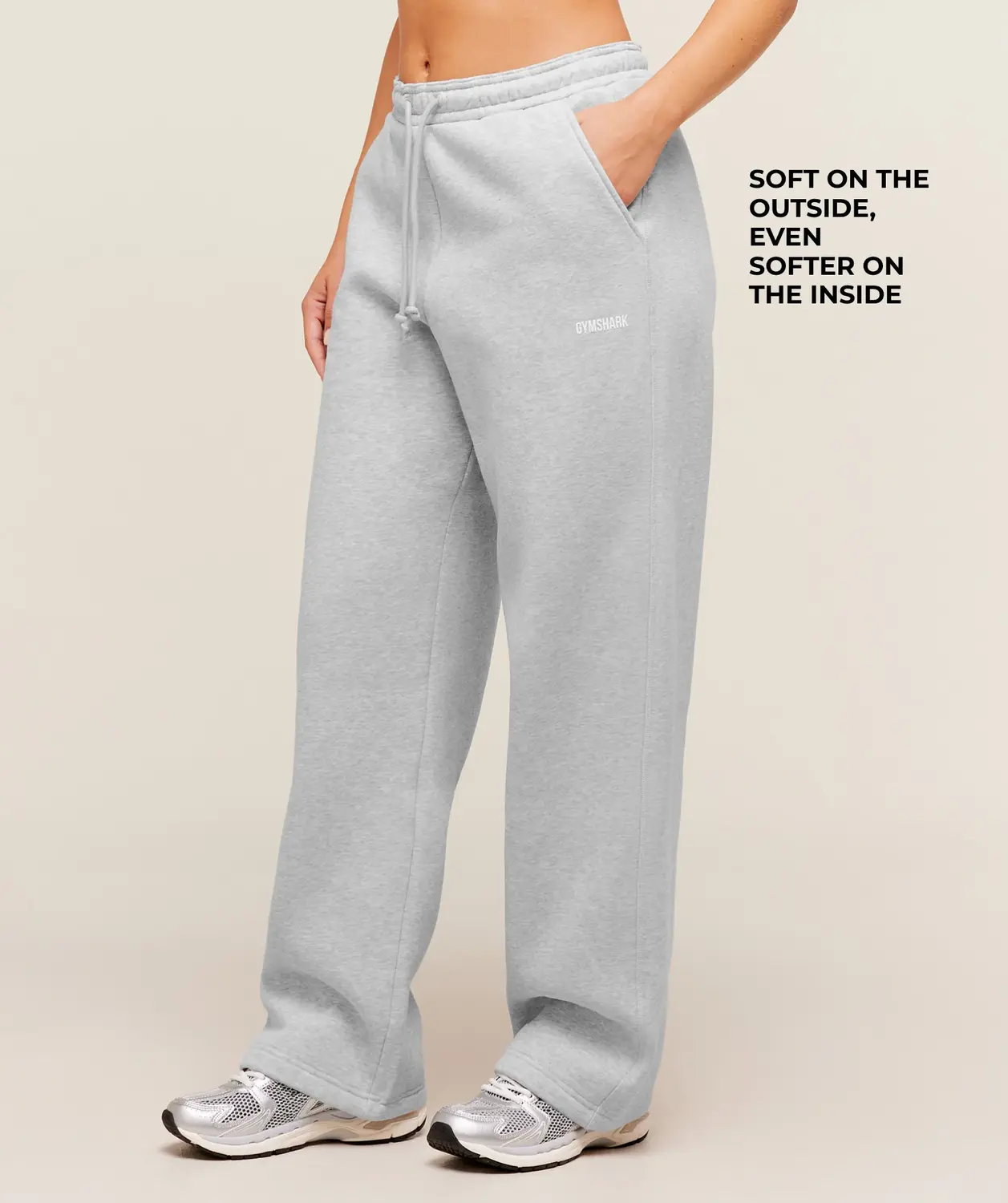 Cosy Luxe Straight Leg Regular Joggers Oversized Fit - Image 2