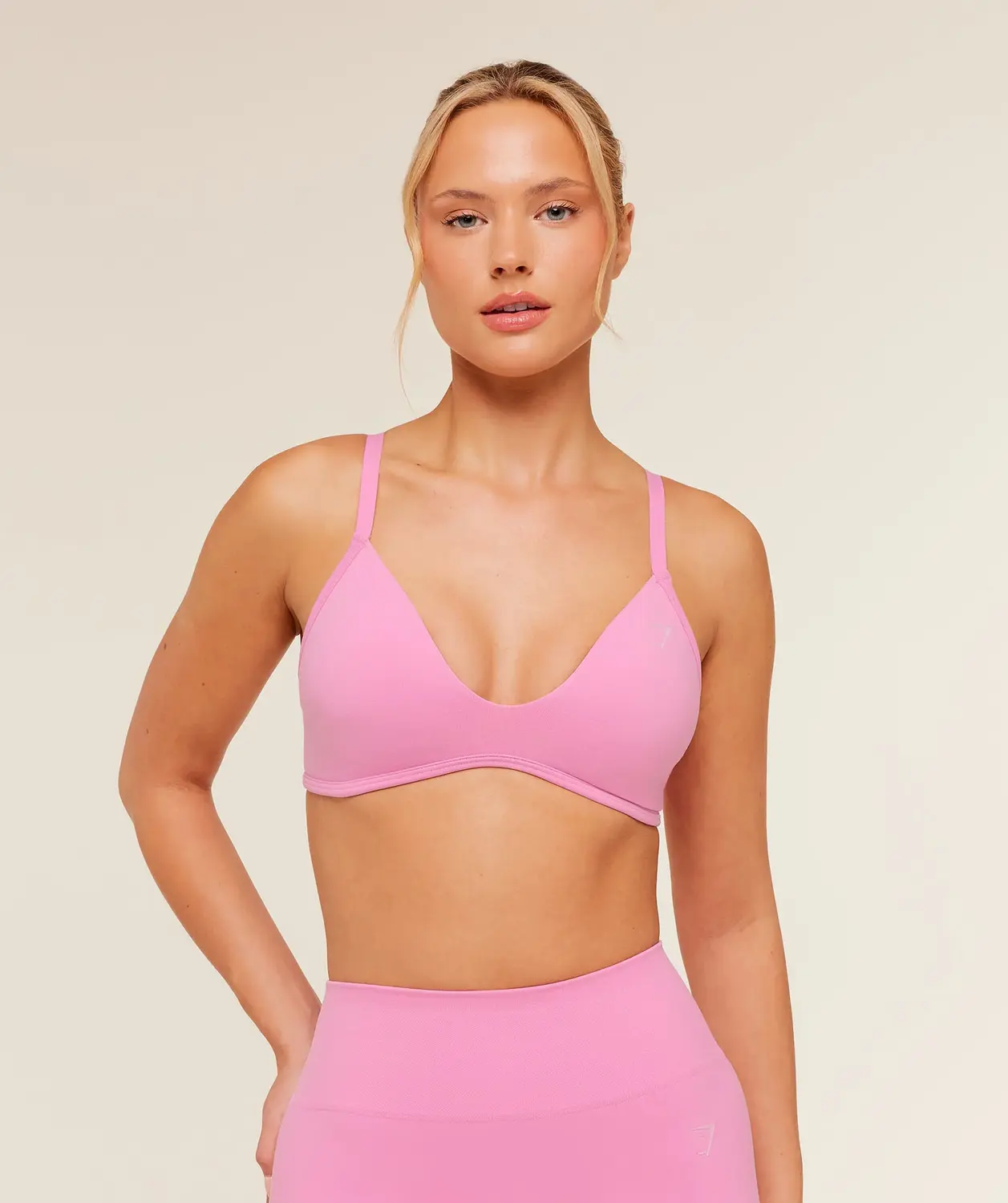 Soft Sculpt V-Neck Sports Bra Light Support
