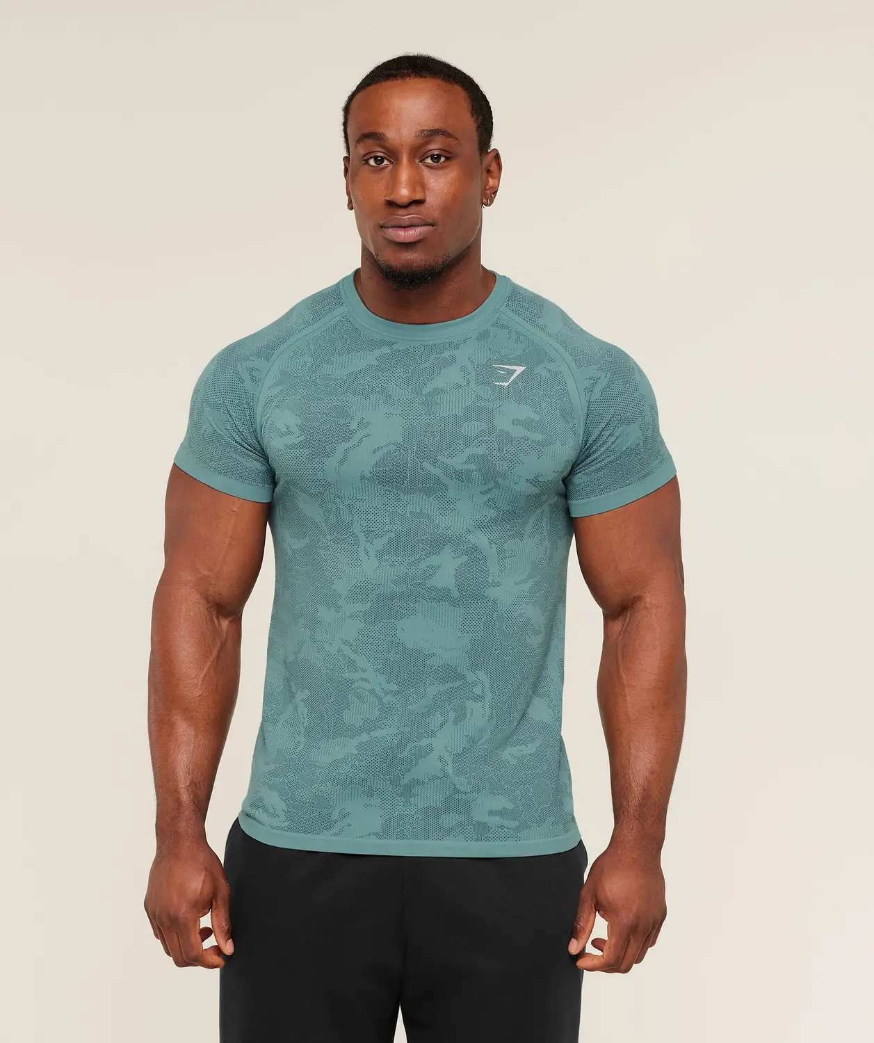 Geo Seamless T-Shirt Slim Fit - Image 5