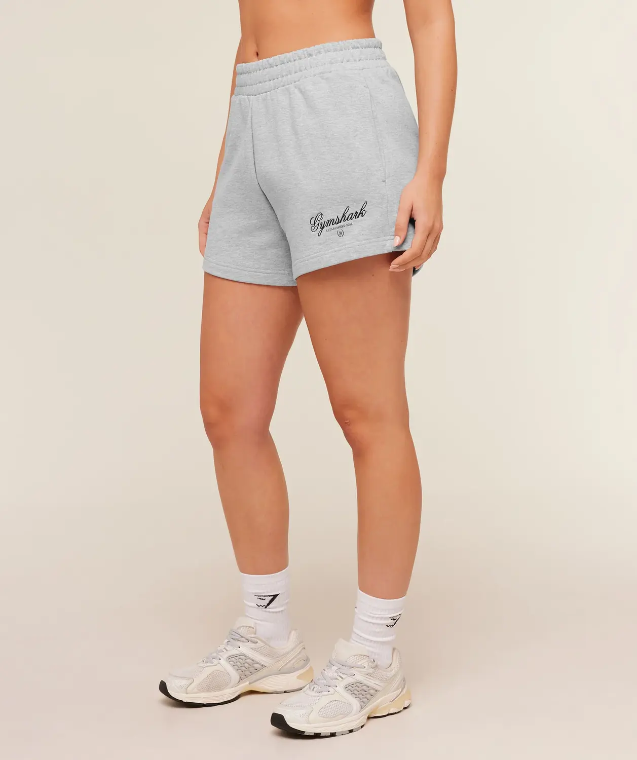 Script Embroidery Shorts Oversized Fit - Image 3