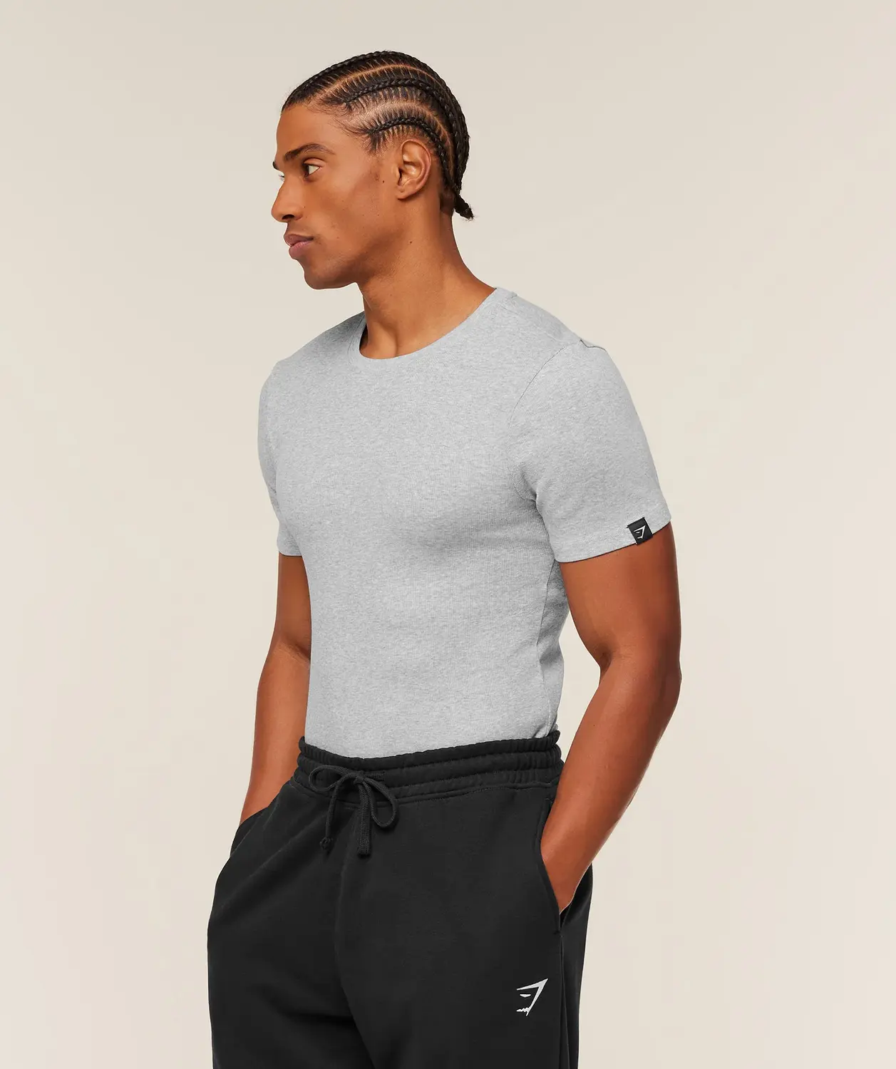 Ribbed T-Shirt Muscle Fit - Image 3