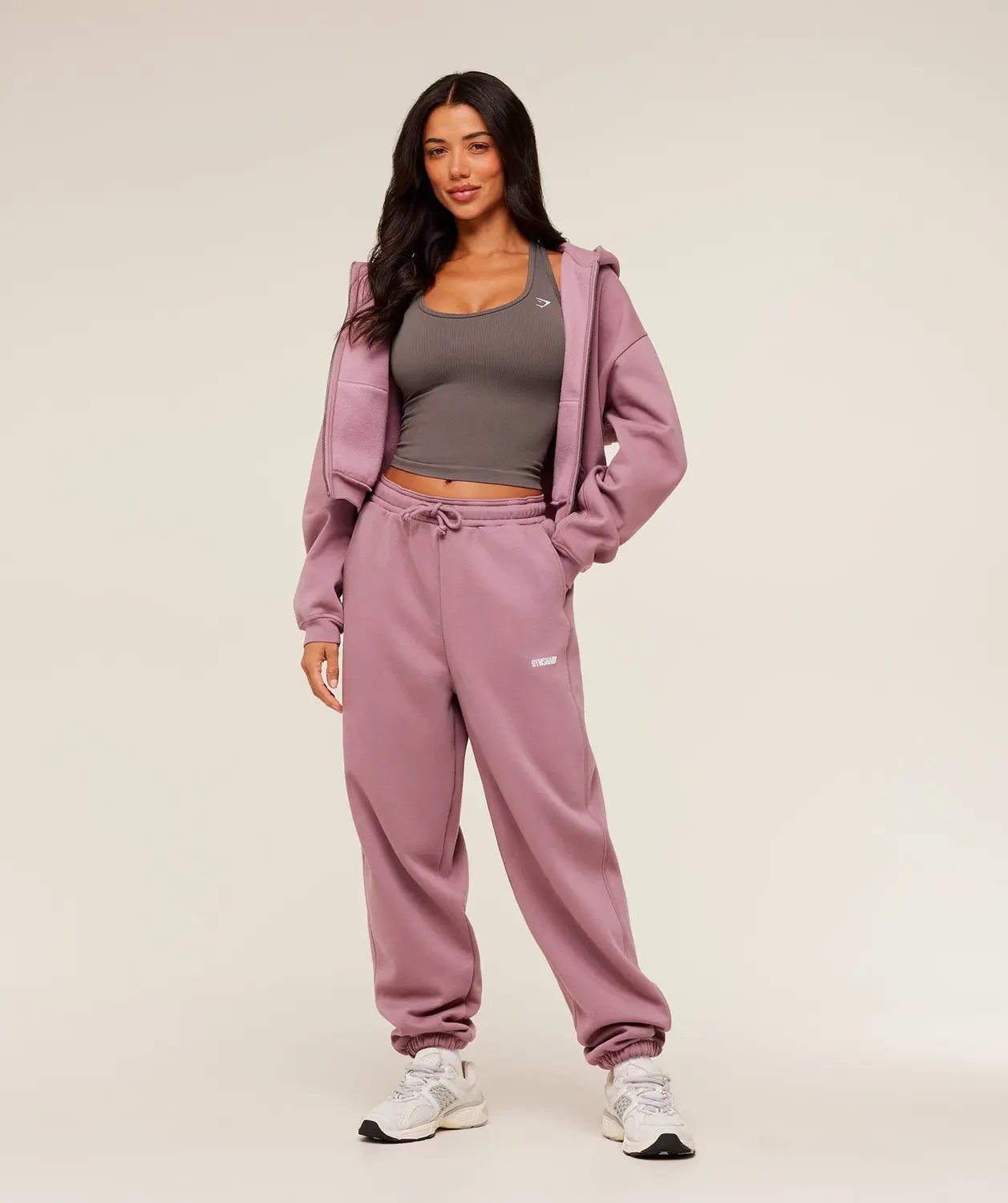 Cosy Luxe Cuffed Joggers Oversized Fit - Image 4