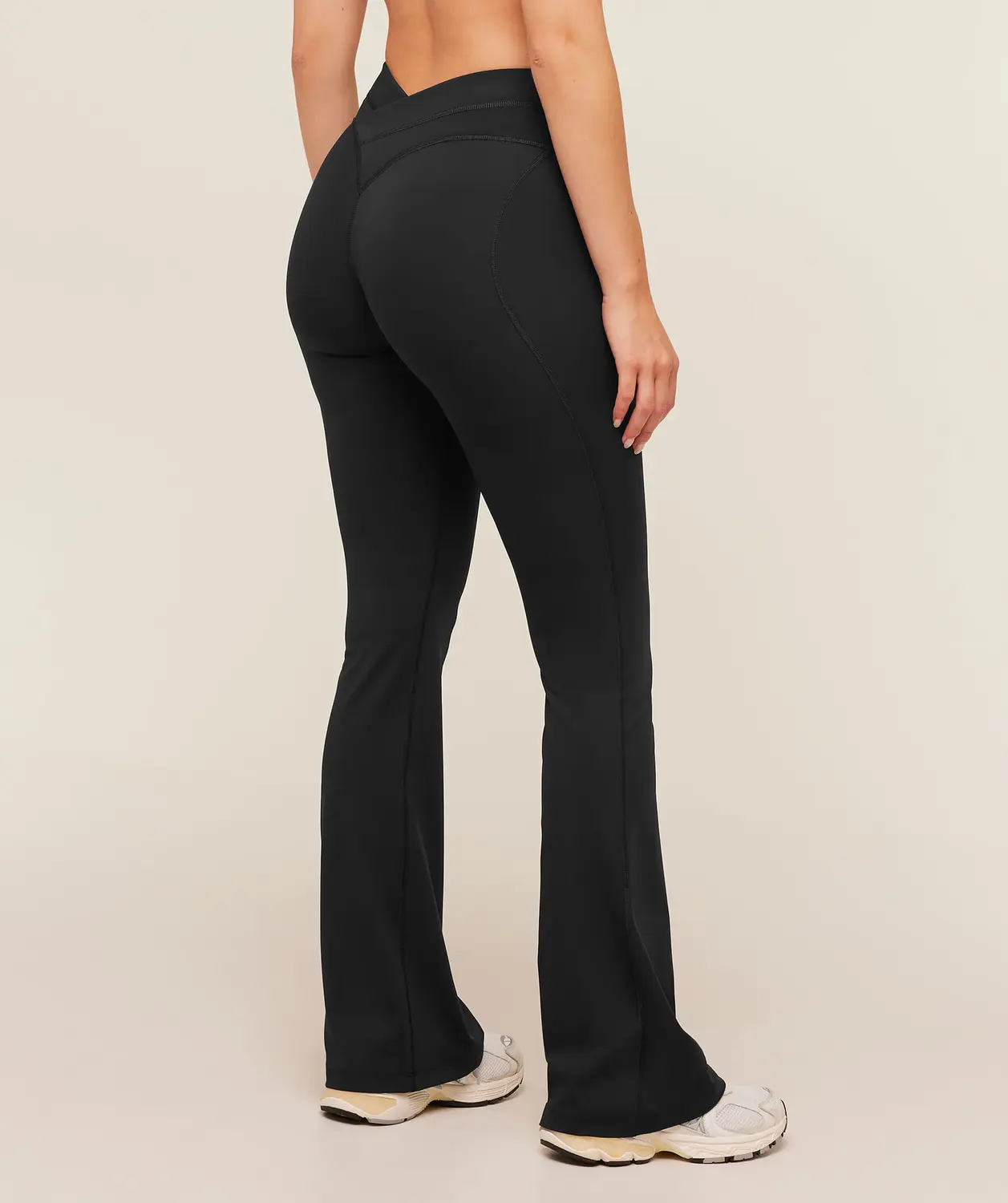 Crossover Back Flared Leggings Regular