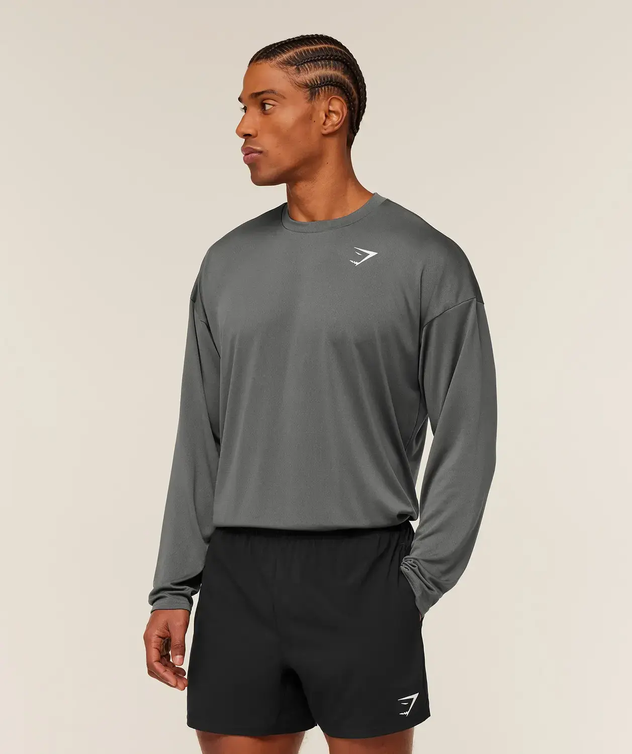 Arrival Oversized Long Sleeve T-Shirt Oversized Fit - Image 2