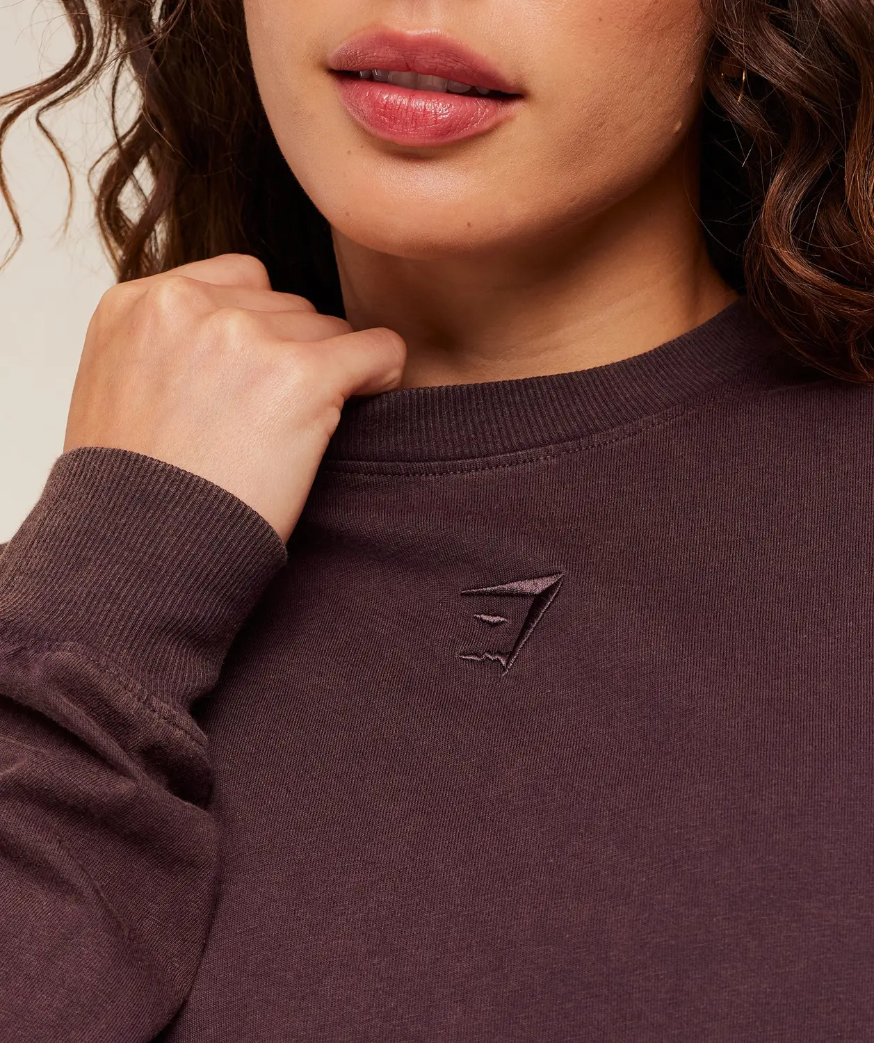 Power Washed Long Sleeve Top Oversized Fit - Image 5