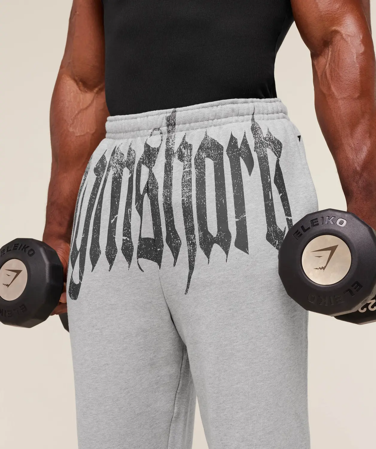 Fade Graphic Straight Leg Joggers Oversized Fit - Image 6
