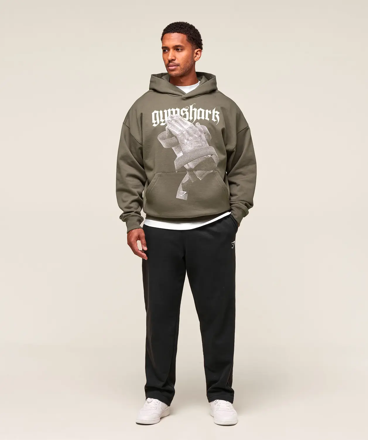 Prayer Hands Hoodie Extreme Oversized Fit - Image 3
