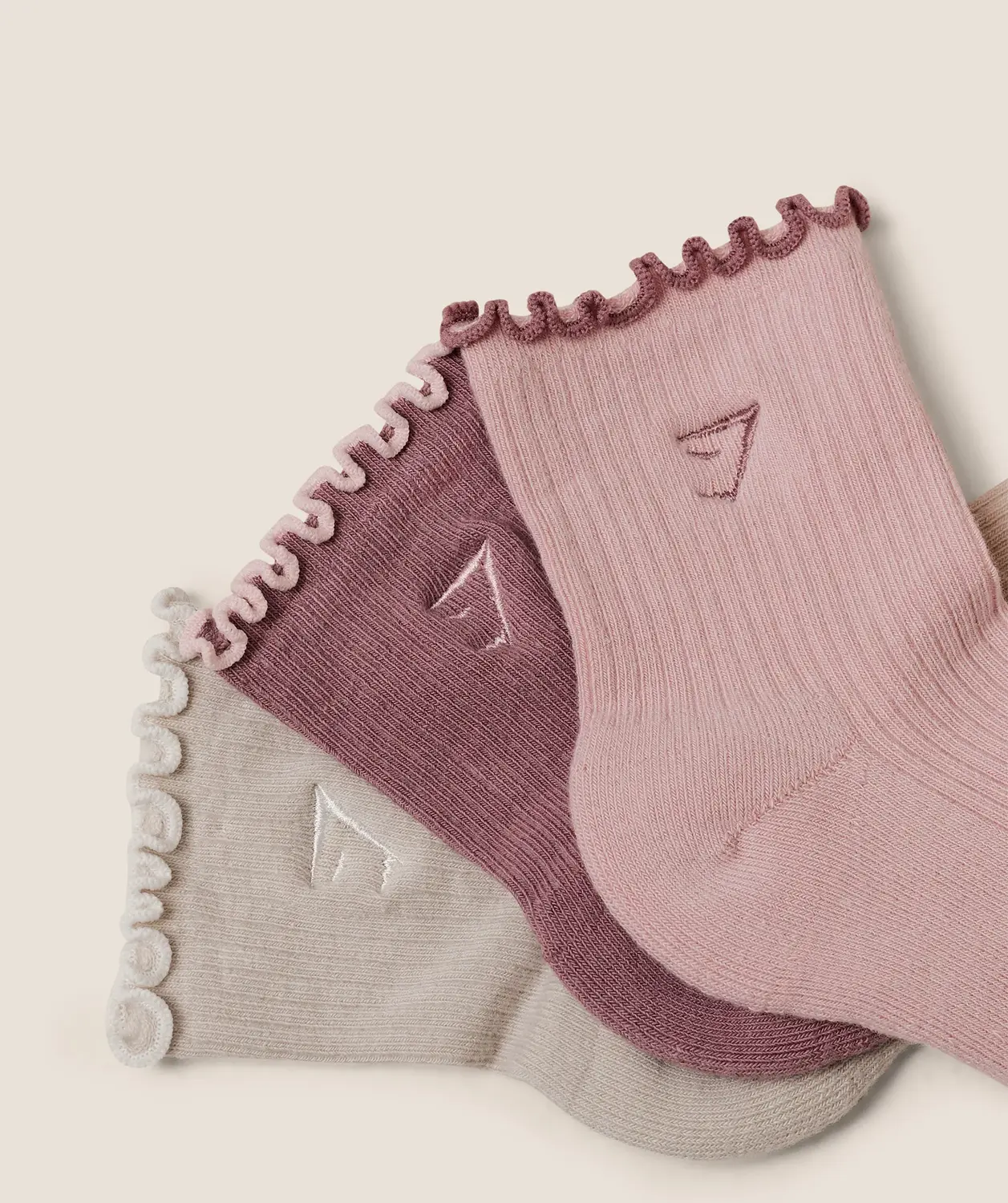 Midi Frill Socks 3Pk - Image 2