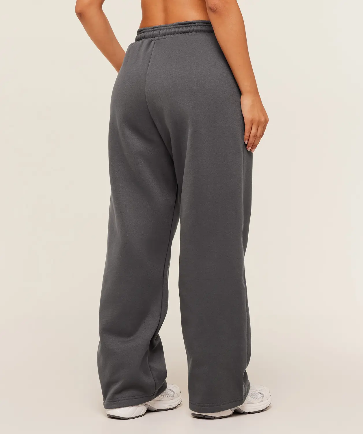 Cosy Luxe Straight Leg Short Joggers Oversized Fit - Image 2
