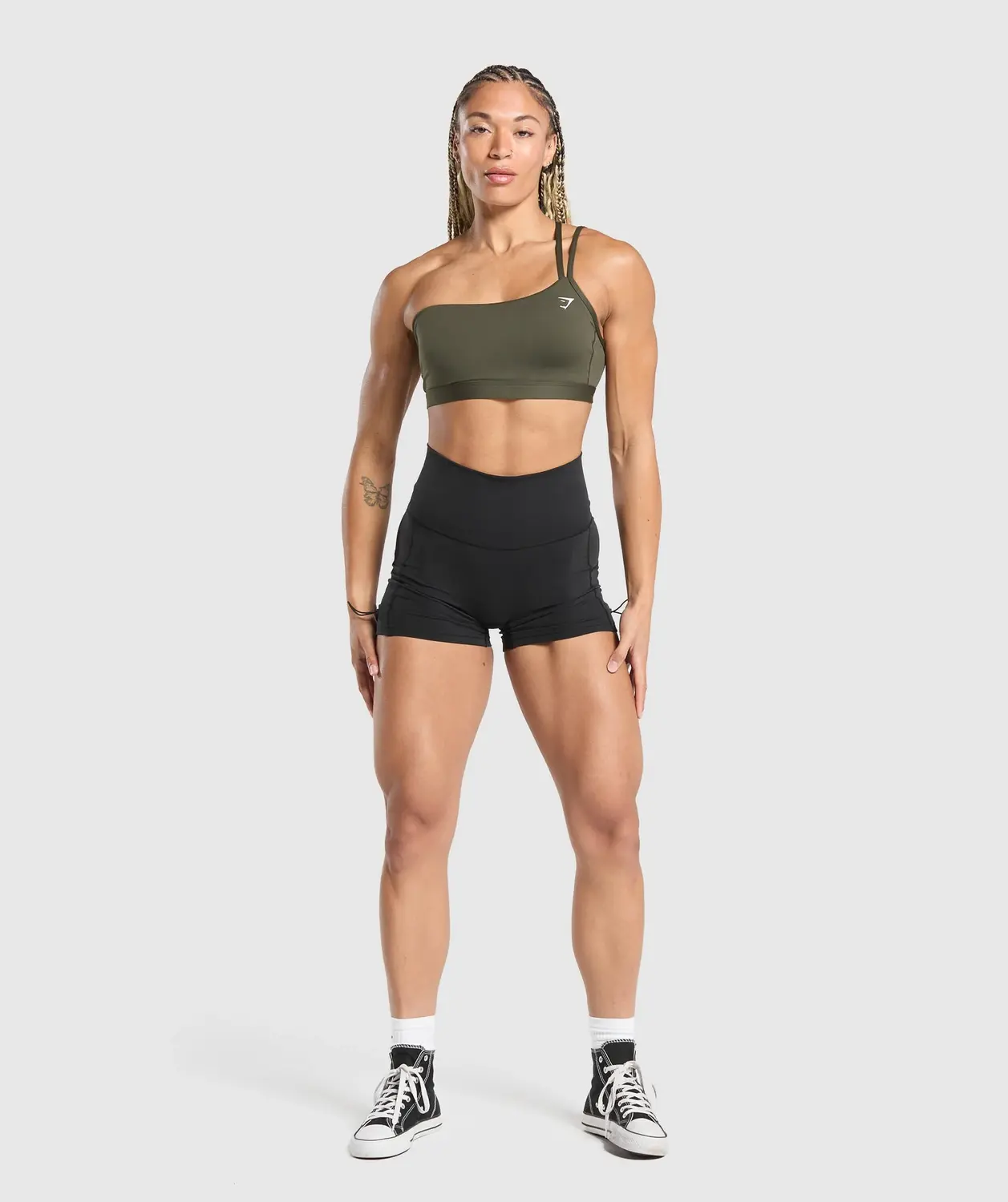 One Shoulder Sports Bra Light Support - Image 6