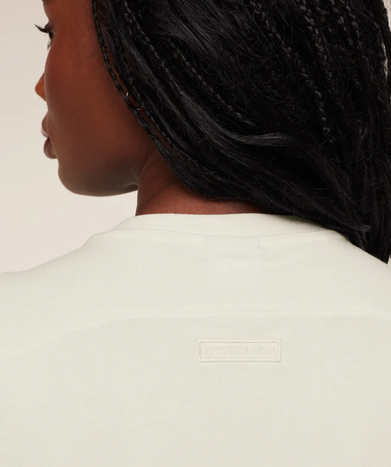 Pump Cover Structured Fleece Top Oversized Fit - Image 7