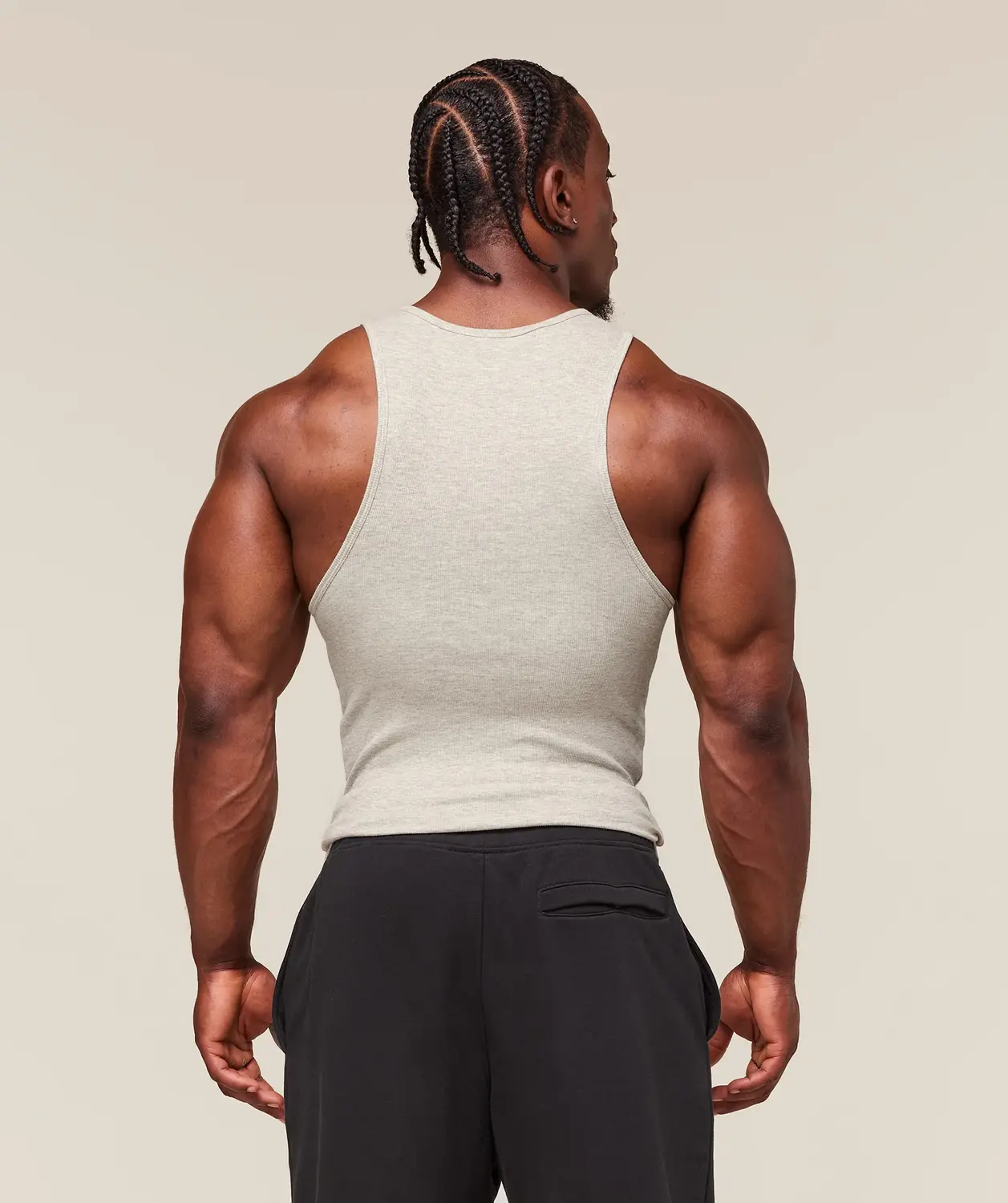Ribbed Tank 3Pk Muscle Fit - Image 4