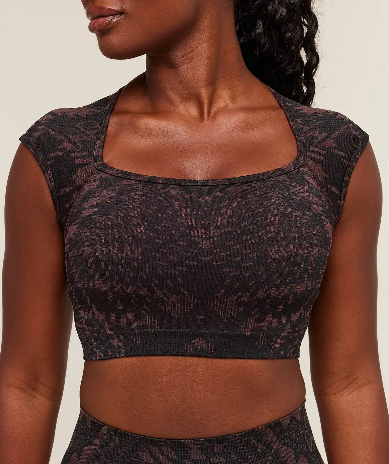 Adapt Houndstooth Midi Top - Image 4