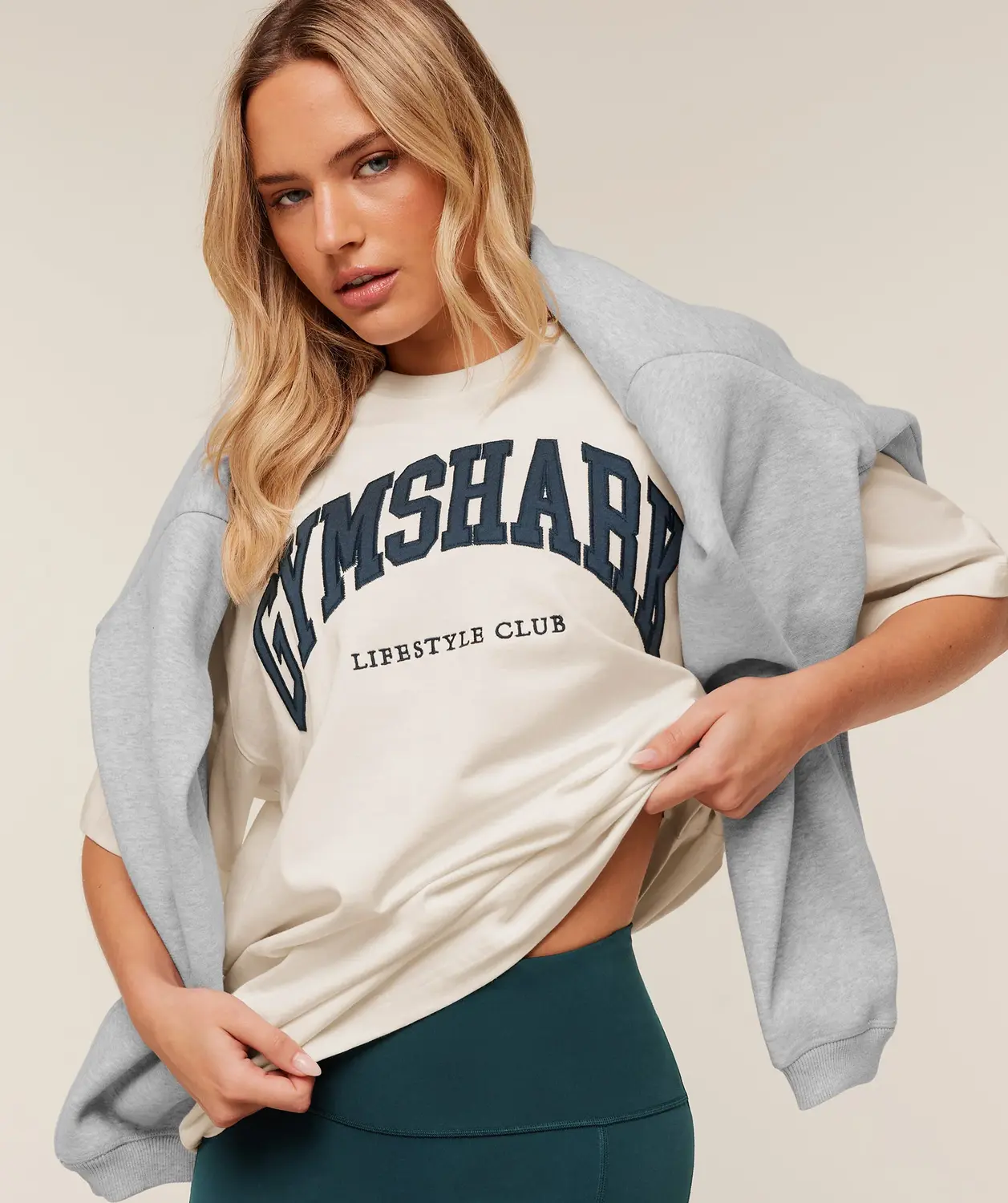 Collegiate Graphic T-Shirt Oversized Fit - Image 5
