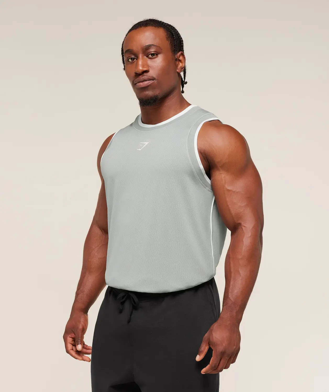 Graphic Basketball Mesh Tank - Image 3