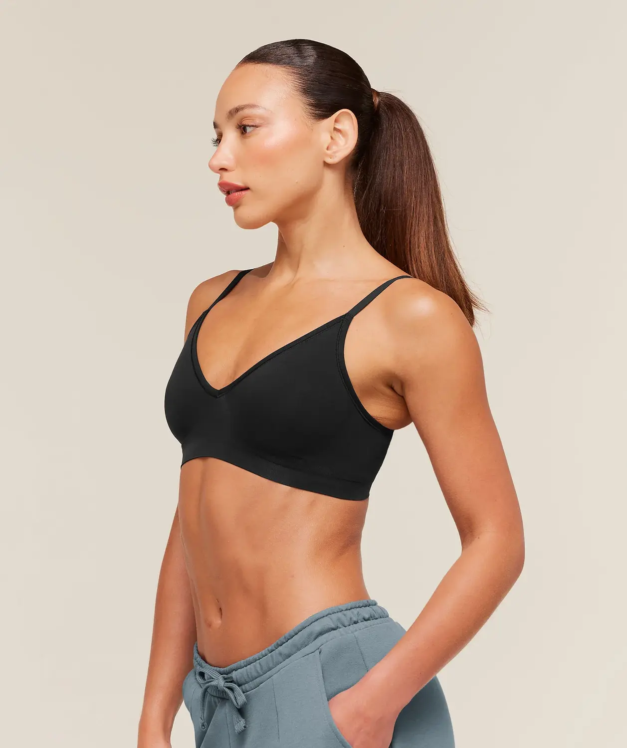 Featherform V-Neck Bralette - Image 3