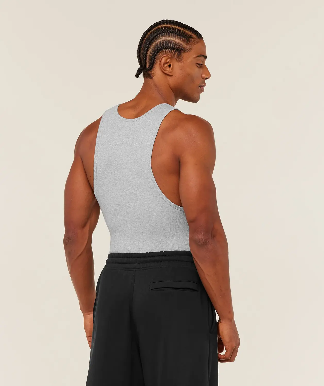 Ribbed Tank 1Pk Muscle Fit - Image 2