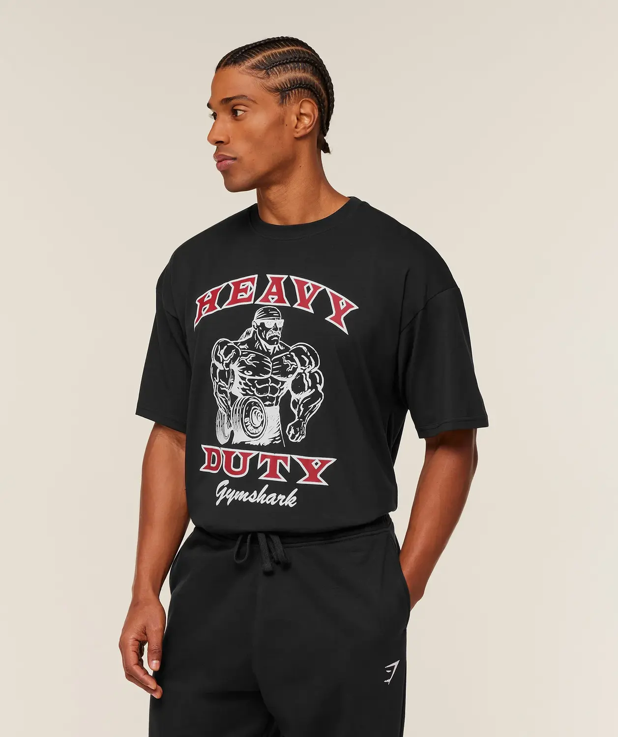 Heavy Duty Bro Graphic T-Shirt Oversized Fit