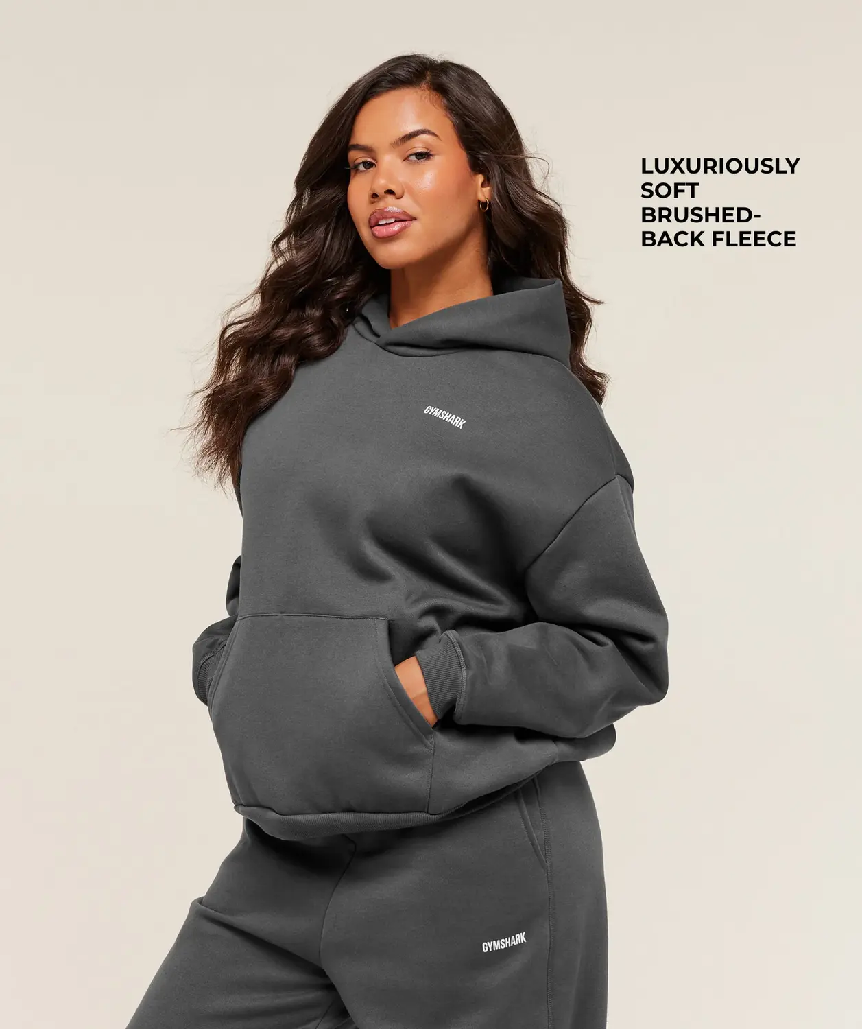 Cosy Luxe Hoodie Oversized Fit - Image 2