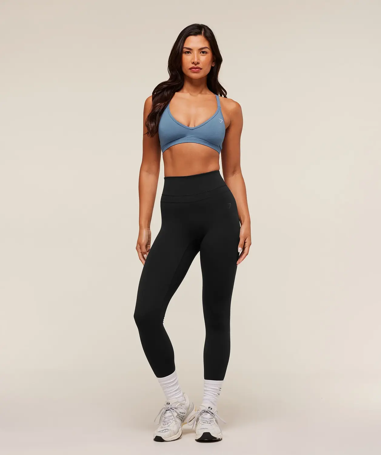 Cotton Blend Racerback Sports Bra Light Support - Image 6